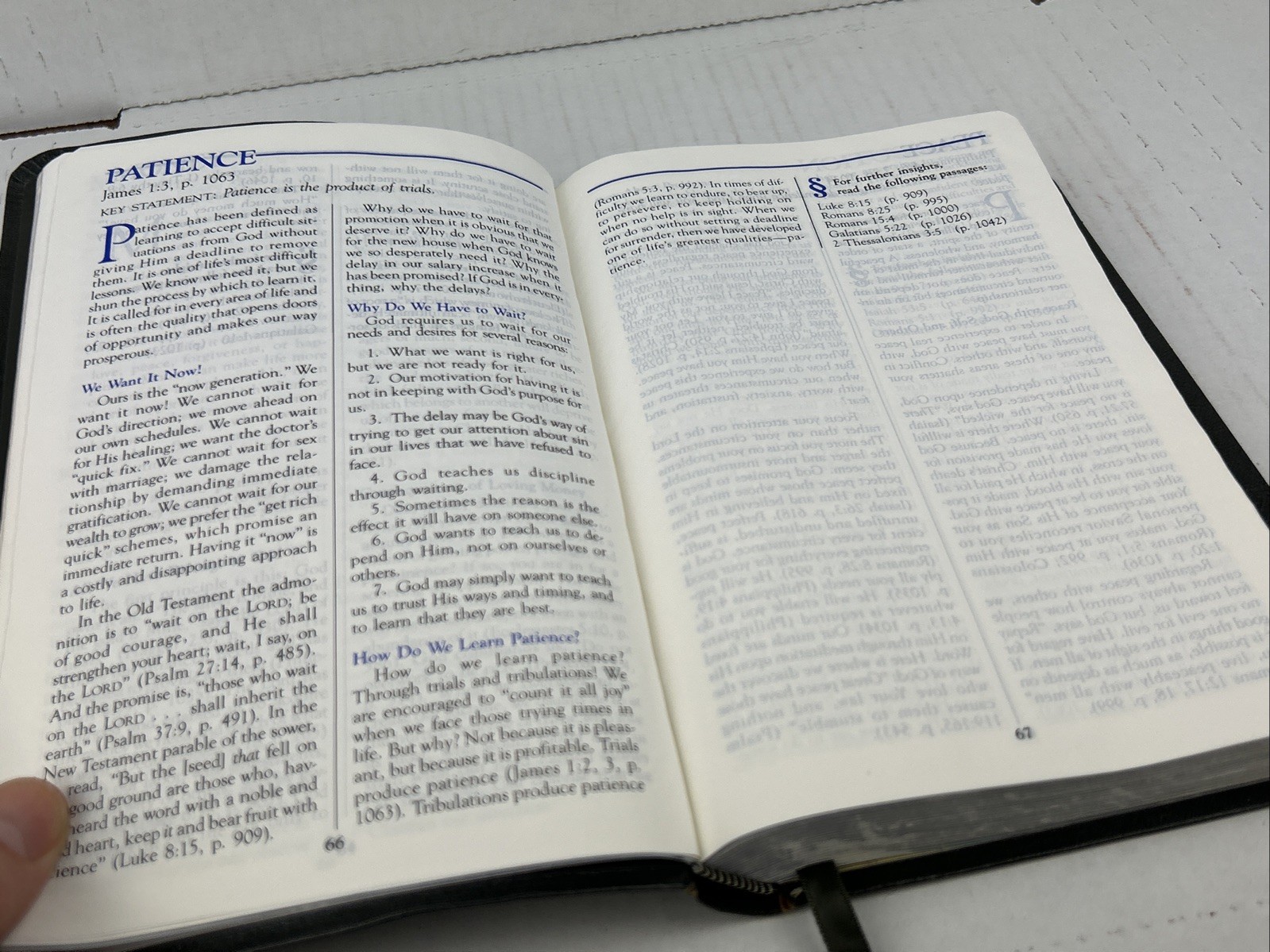 The Businessman’s Bible New King James Version Bonded Leather NKJV 1989