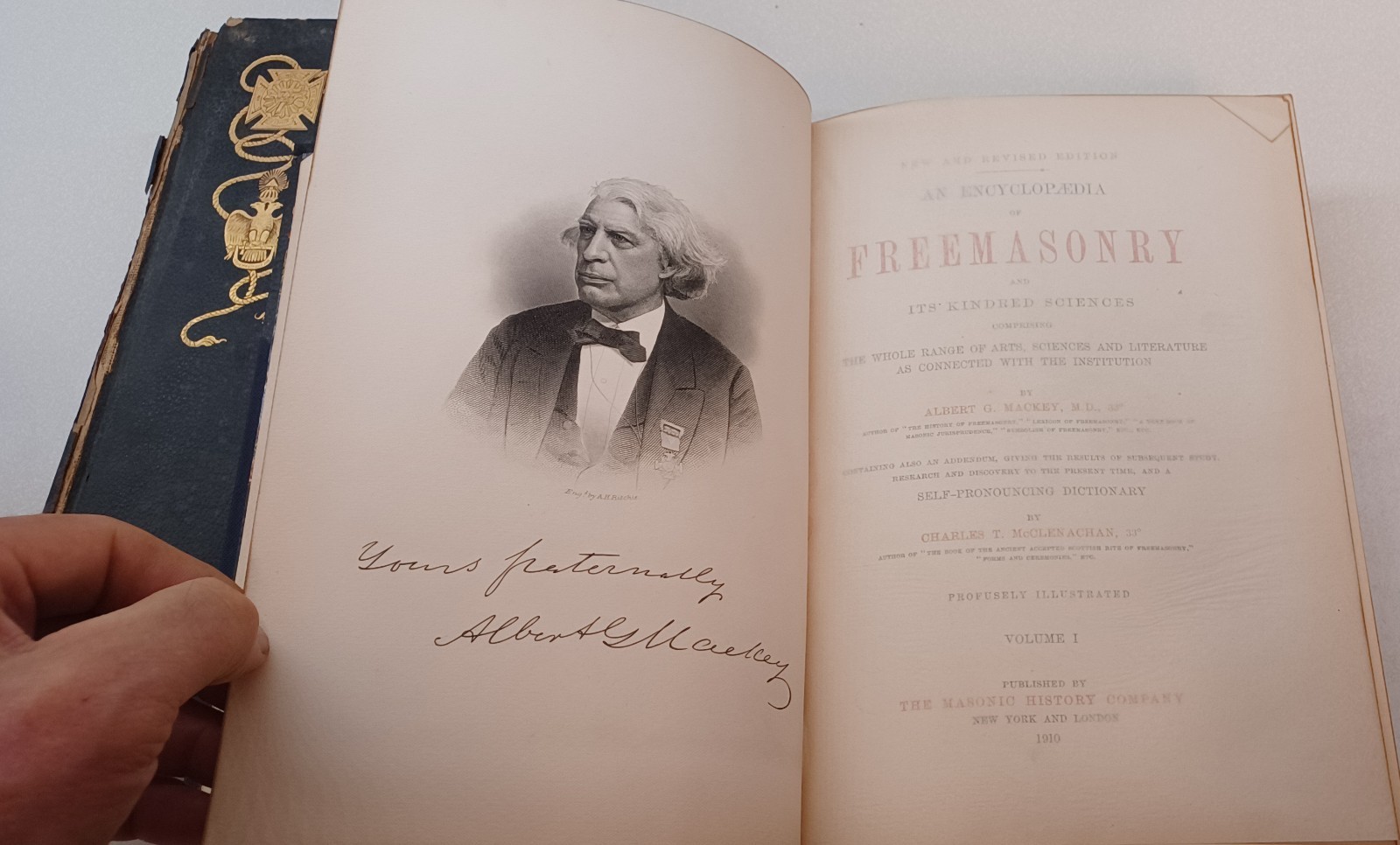 Complete Illustrated 2 Volume 1910 Encyclopedia of FREEMASONRY, Albert G Mackey