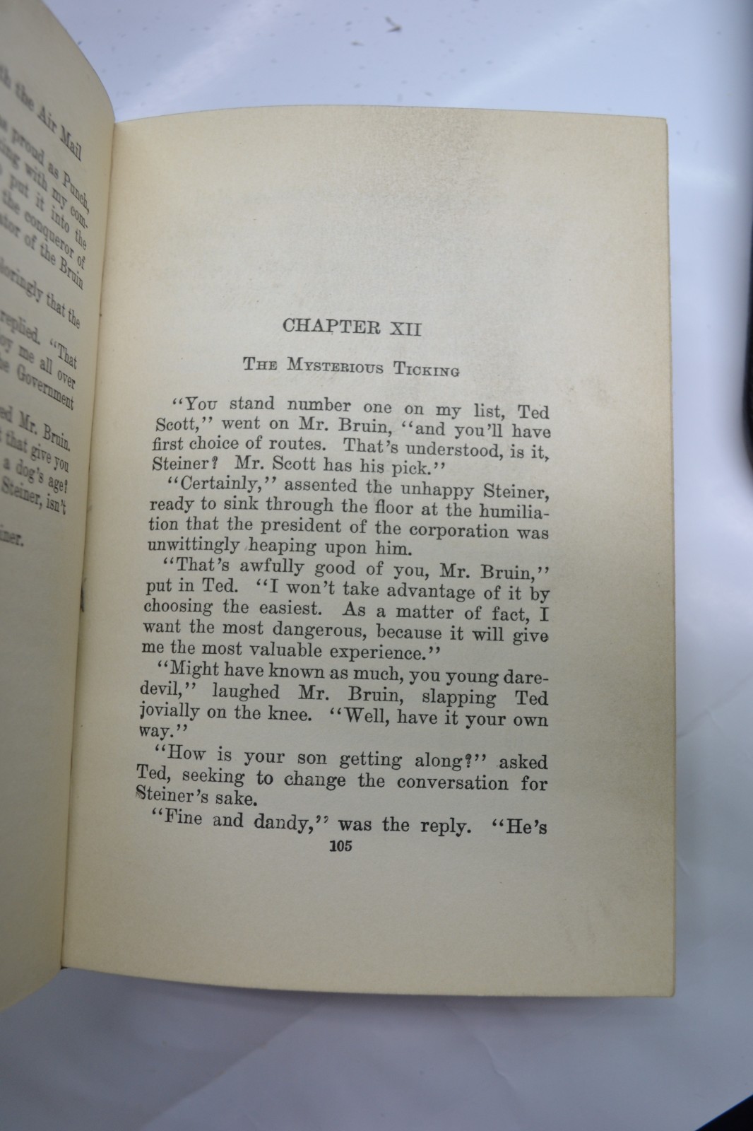 Ted Scott Flying Stories Over The Rockies With The Air Mail Dixon 1927 HC w/DJ