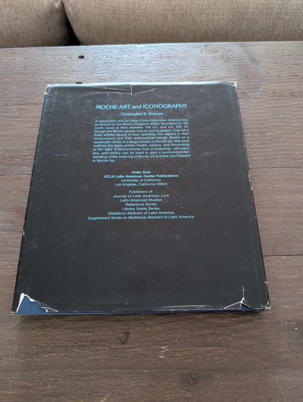 Moche Art and Iconography UCLA Latin American Studies HCDJ 1976