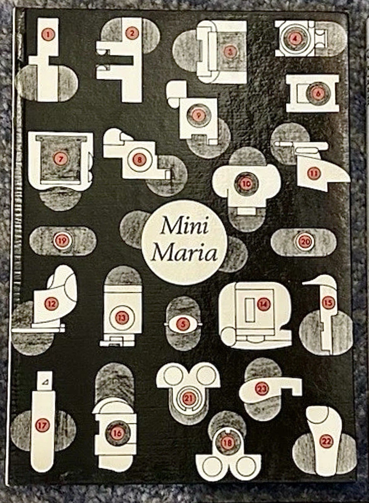 La Mini Maria – MIGUEL BERROCAL 1970 Printed In Italy, Sculpture Book Vintage