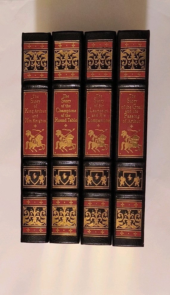 Easton Press Collector’s Edition King Arthur by Howard Pyle – Complete 4 Volumes
