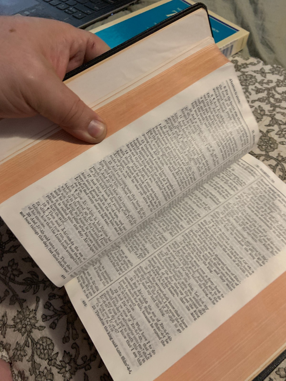 Holy Bible New Analytical Indexed Edition Dickson KJV Black MOROCCO Leather 1950