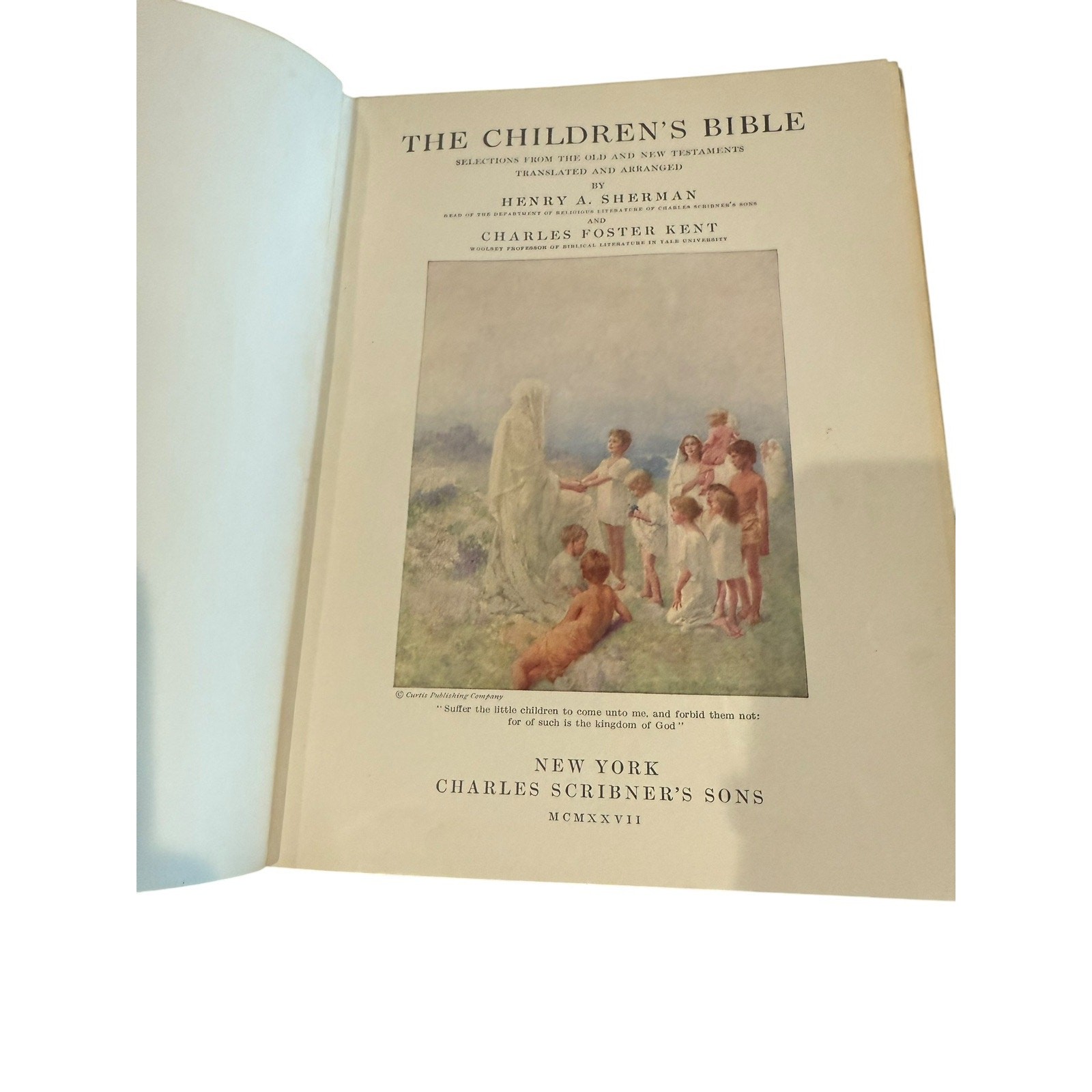 The Children’s Bible by Henry A. Sherman & Charles Foster Kent 1922 Plus Lot