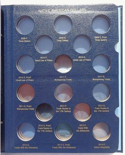 Whitman US Native American Dollar Coin Album Starting 2009 #3210