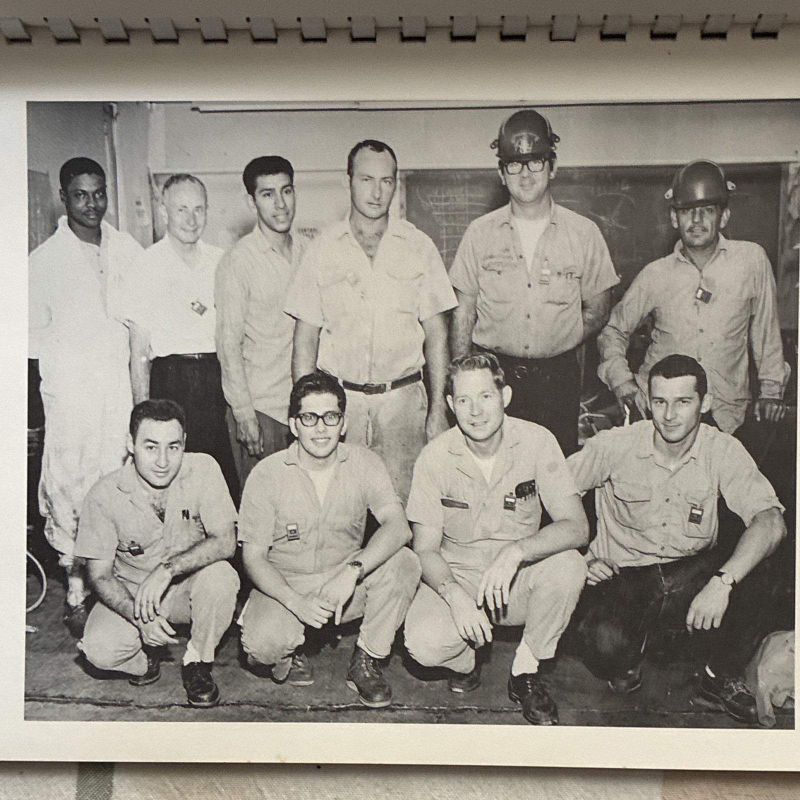 N.S. Savannah Refueling 1968 Spiral-Bound Softcover Photo Album, Illustrated B&W