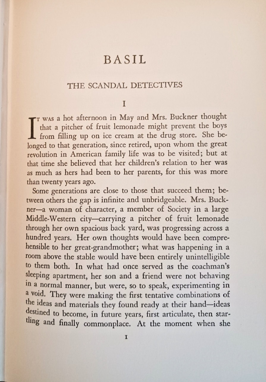 TAPS AT REVEILLE, by F. Scott Fitzgerald – 1935 [1st ed., 1st printing]