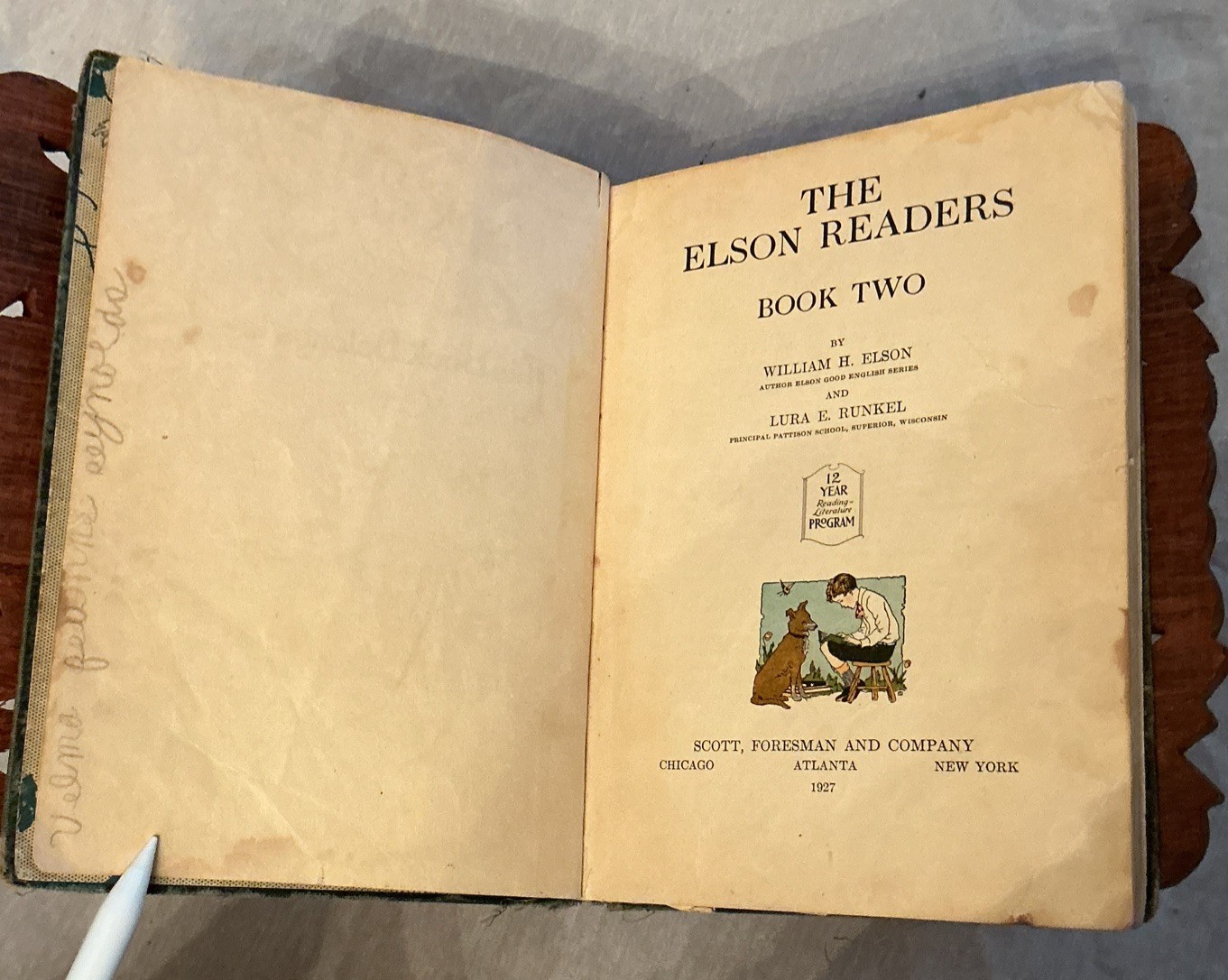 Elson Readers two books one 1924 one 1927