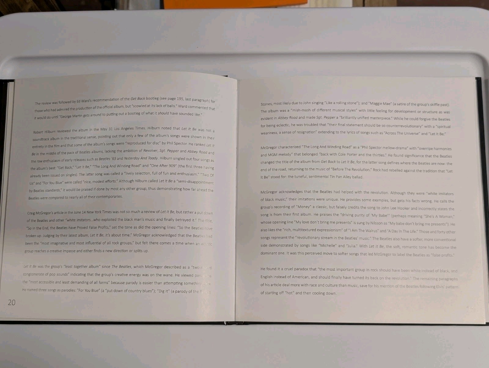 Beatles Finally Let It Be Book Compiled by Bruce Spizer Hardcover Rock & Pop
