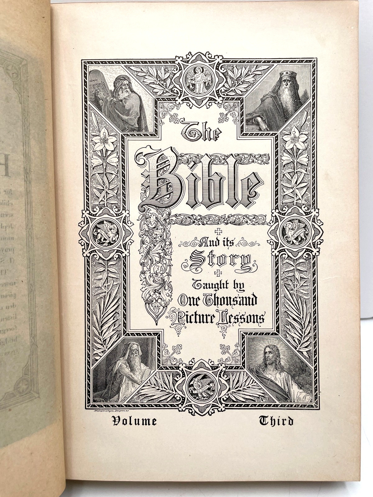 The Bible And Its Story Vol II-IV 1910 Hardcover Books By Francis R. Niglutsch