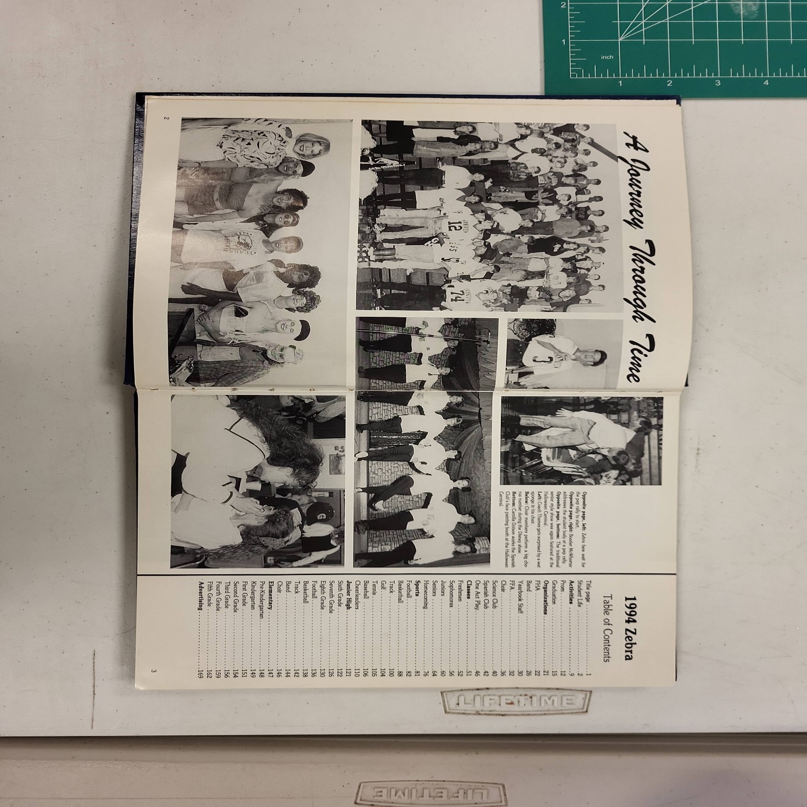 Charles Barnes Zebra Yearbook 1994 Journey Through Time Newsfoto San Angelo TX