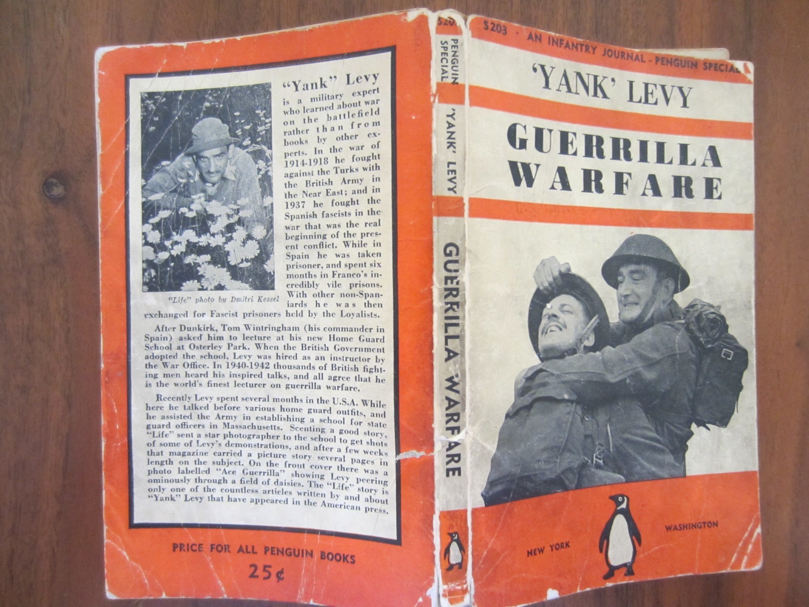 Guerrilla Warfare, An Infantry Journal, ‘Yank’ Levy, Penguin 1942