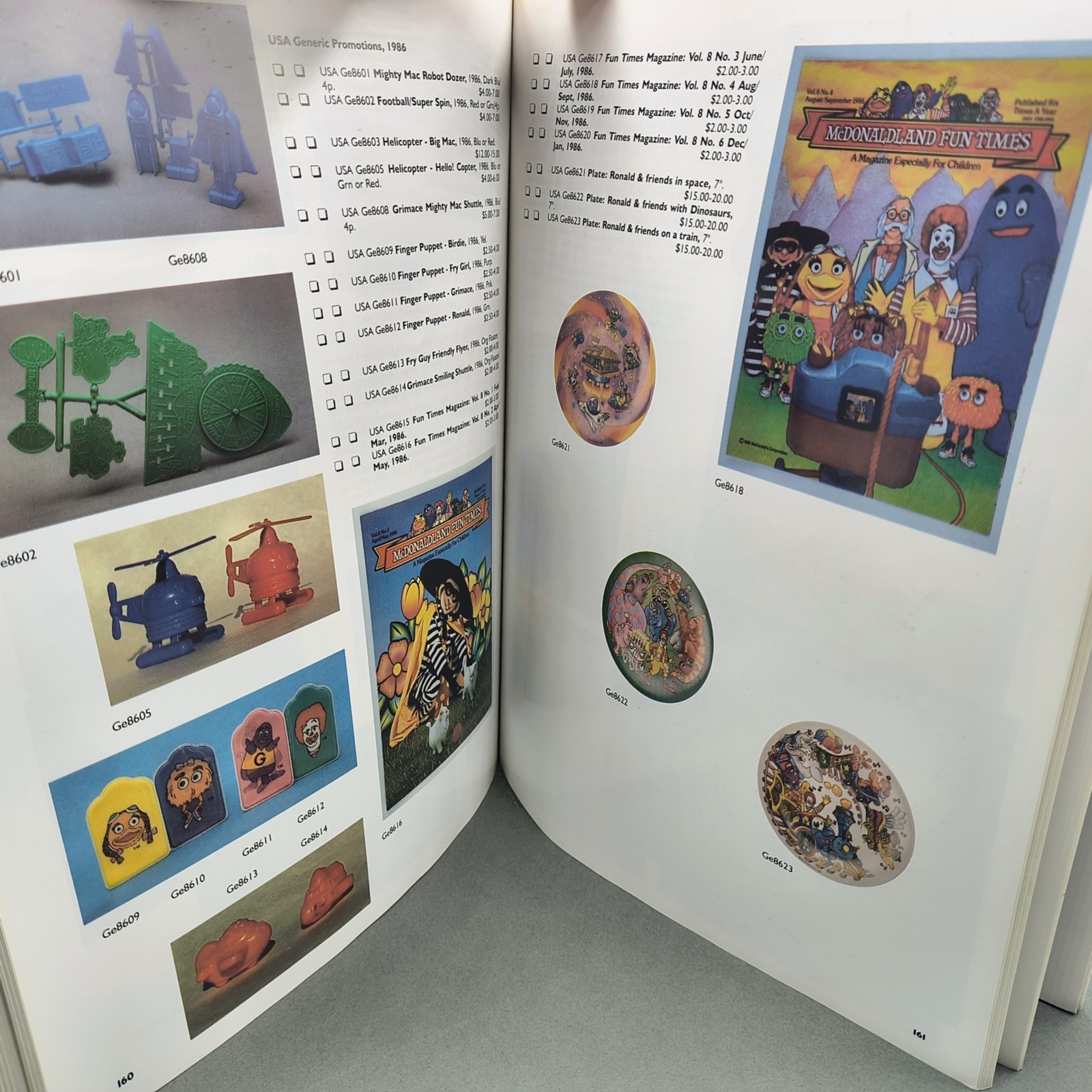 McDonalds Happy Meal Toys From the Eighties 80s Collector Book with Price Guide