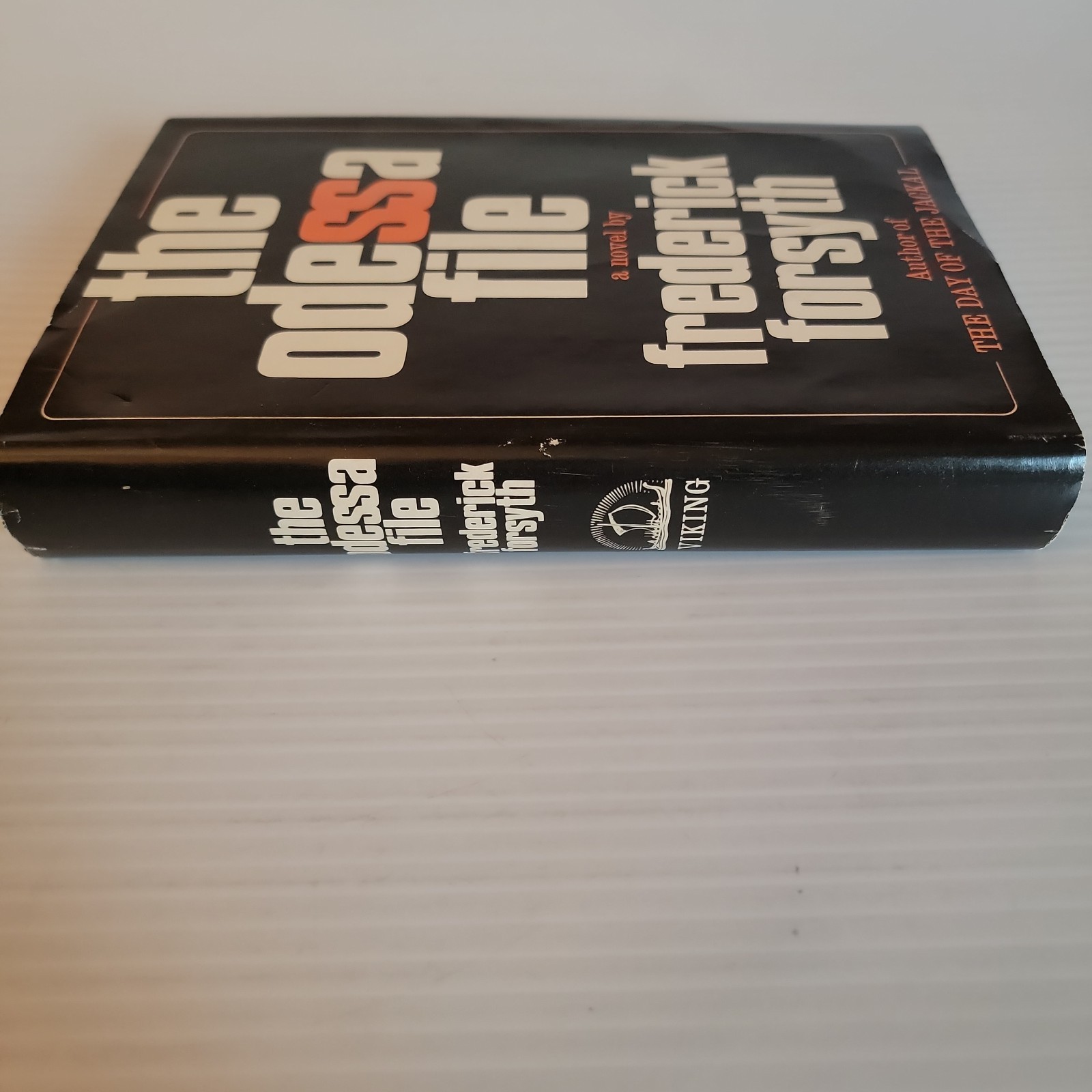 The Odessa File Frederick Forsyth HC DJ BCE 1972 Viking Press Thriller