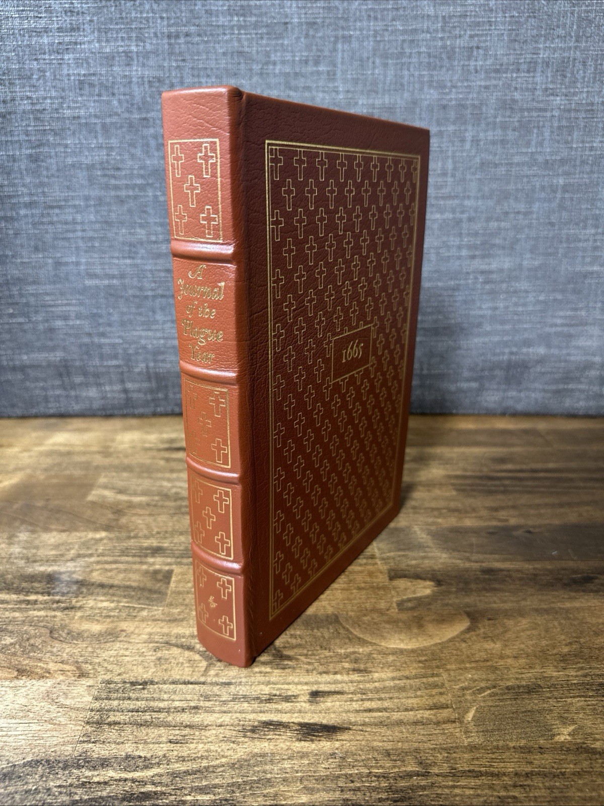 A JOURNAL OF THE PLAGUE YEAR 1665 Daniel Defoe Easton Press Leatherbound Book