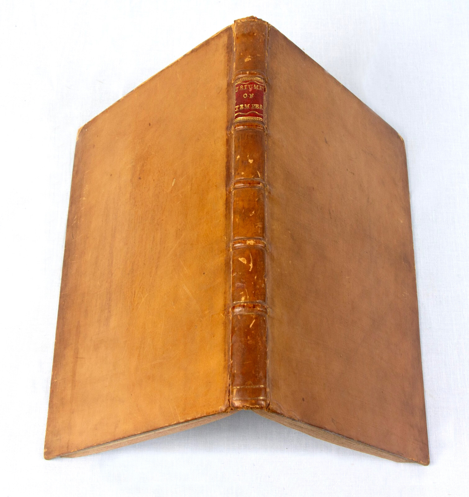 Hayley – 1781 TRIUMPHS of Temper – rare 1st edition in contemporary calf binding