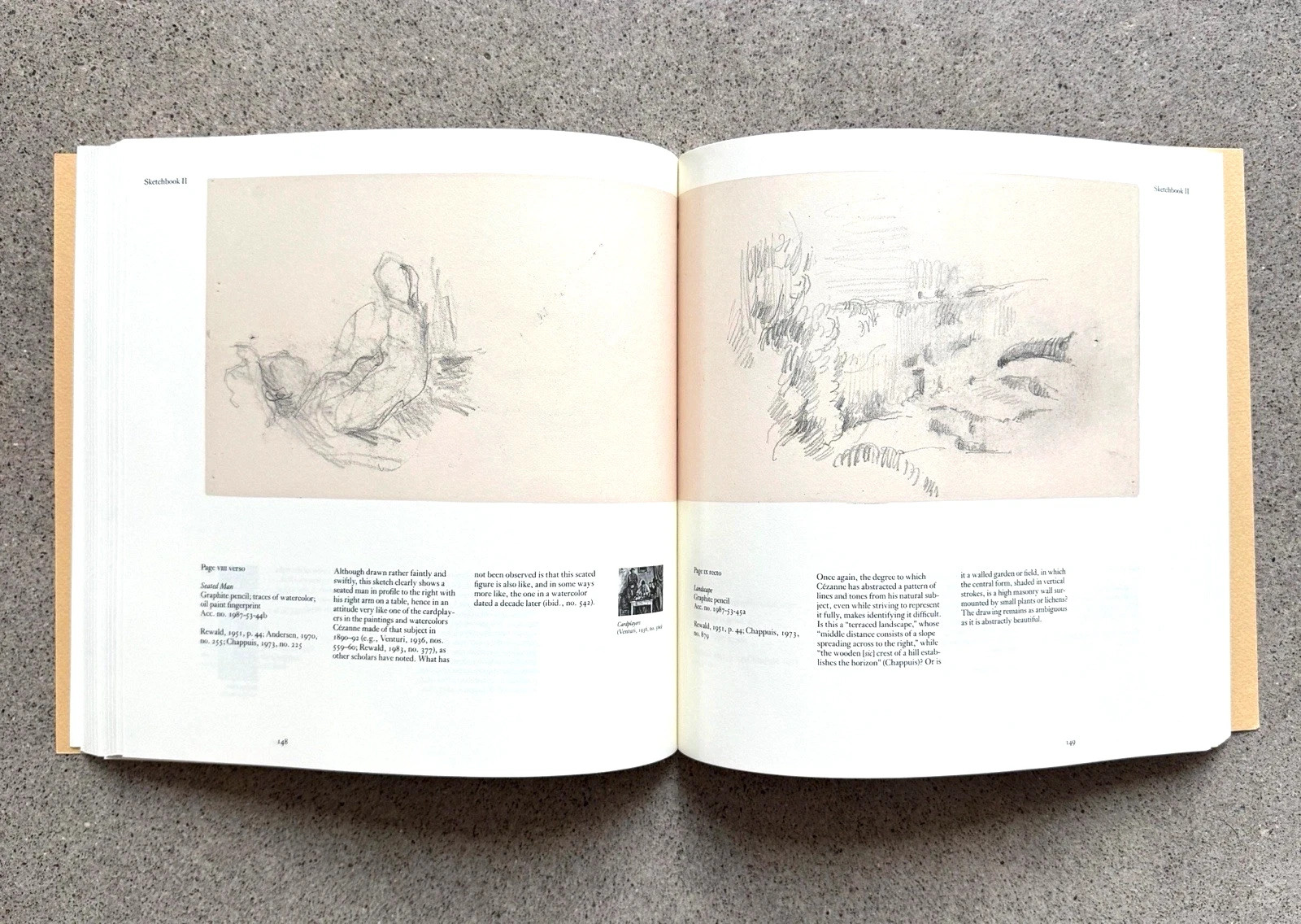 Paul Cezanne Two Sketchbooks 1989 Philadelphia Museum Tarn Ex Libris