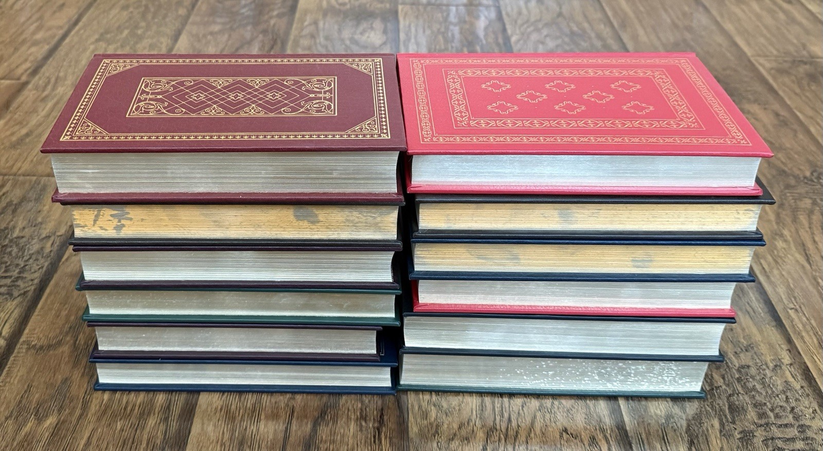 Lot of 12 Franklin Library Hardcover Books — Faux Leather — See Description