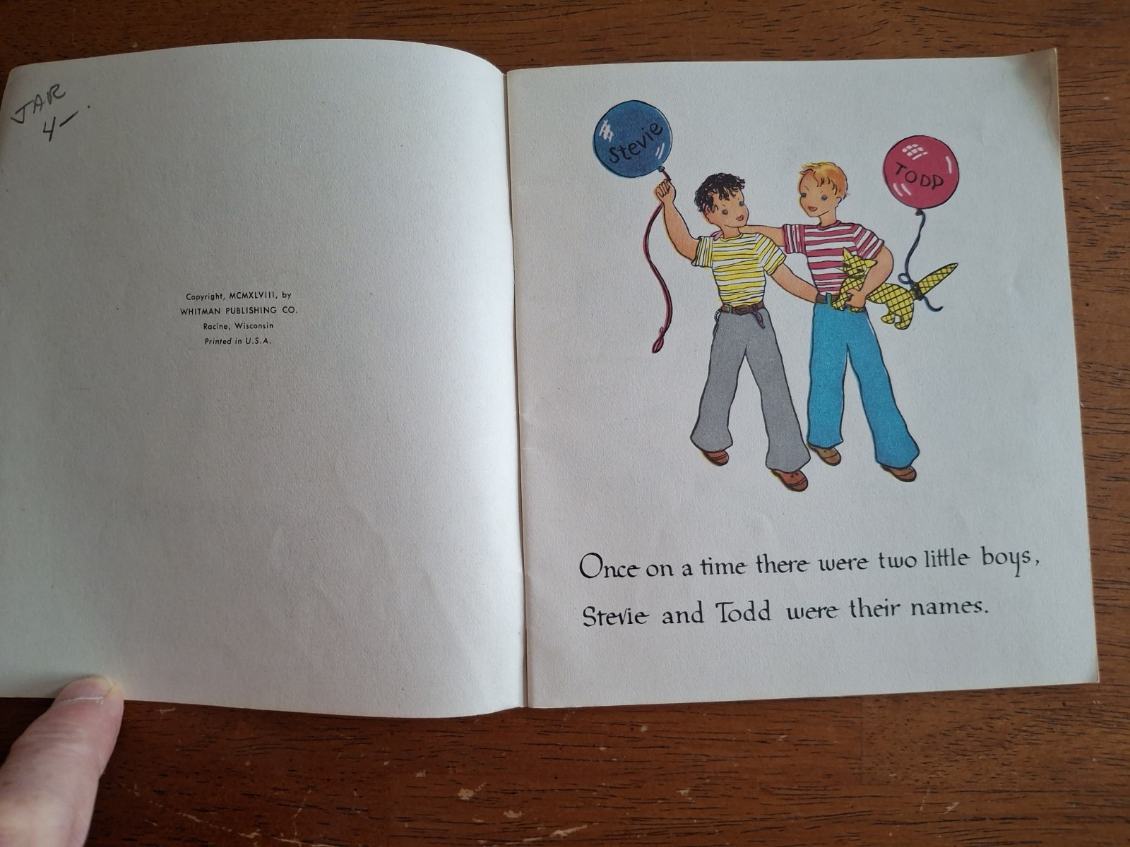 RARE THE TOY PARTY TIL B CHRISTOPHER Illustrated By WYSSE 1948 WHITMAN Pub