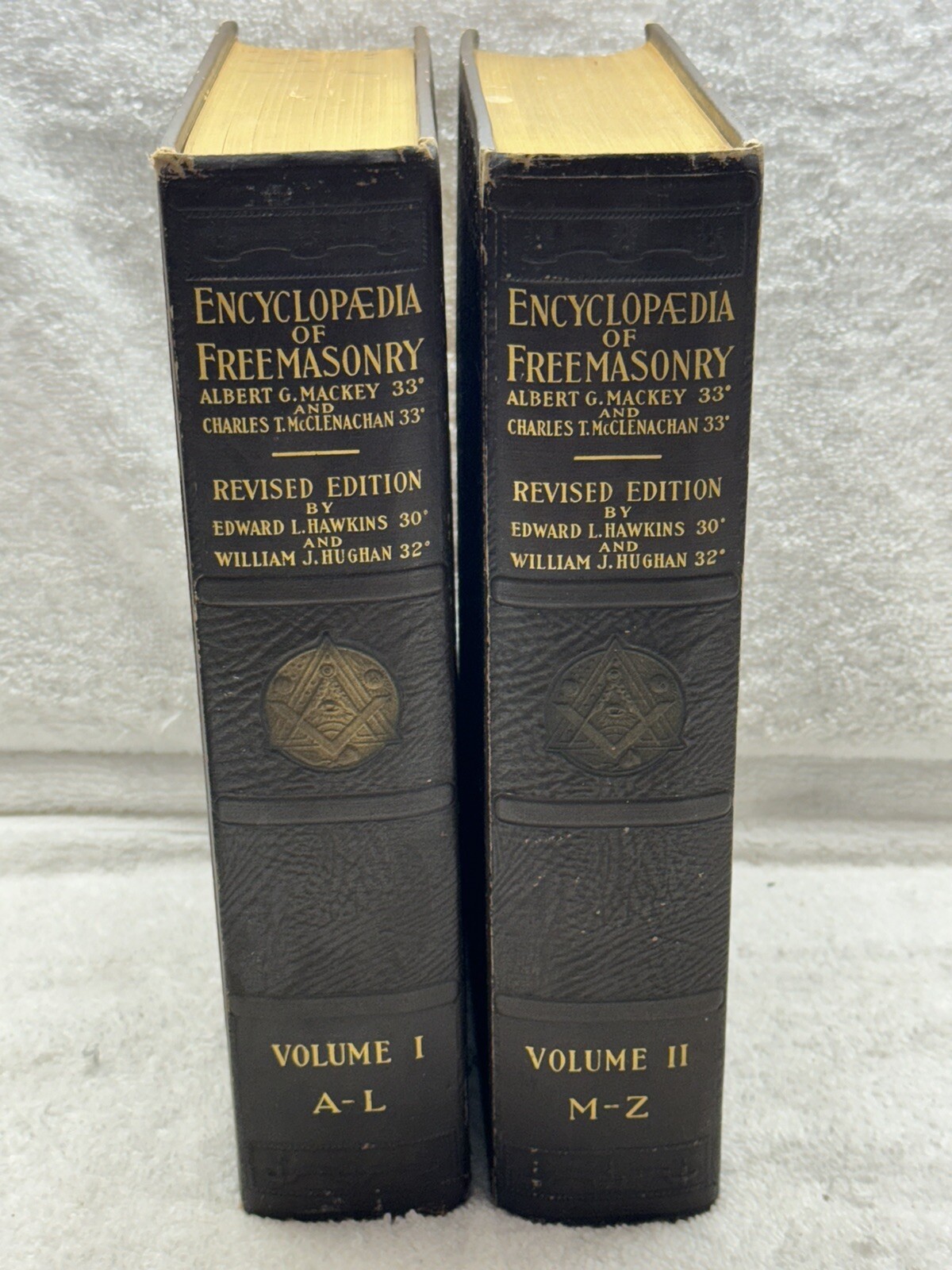 An Encyclopedia of FREEMASONRY Vol I & II, MacKey, Revised Ed. Masonic Co. 1927