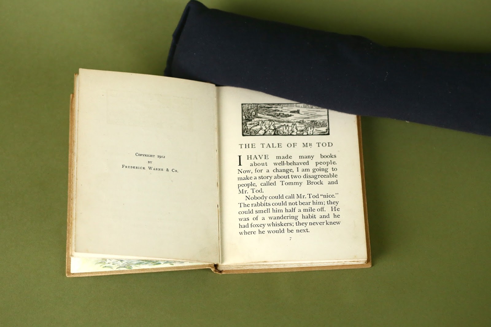 Beatrix Potter “The Tale of Mr. Tod” 1st American Edition Frederick Warne