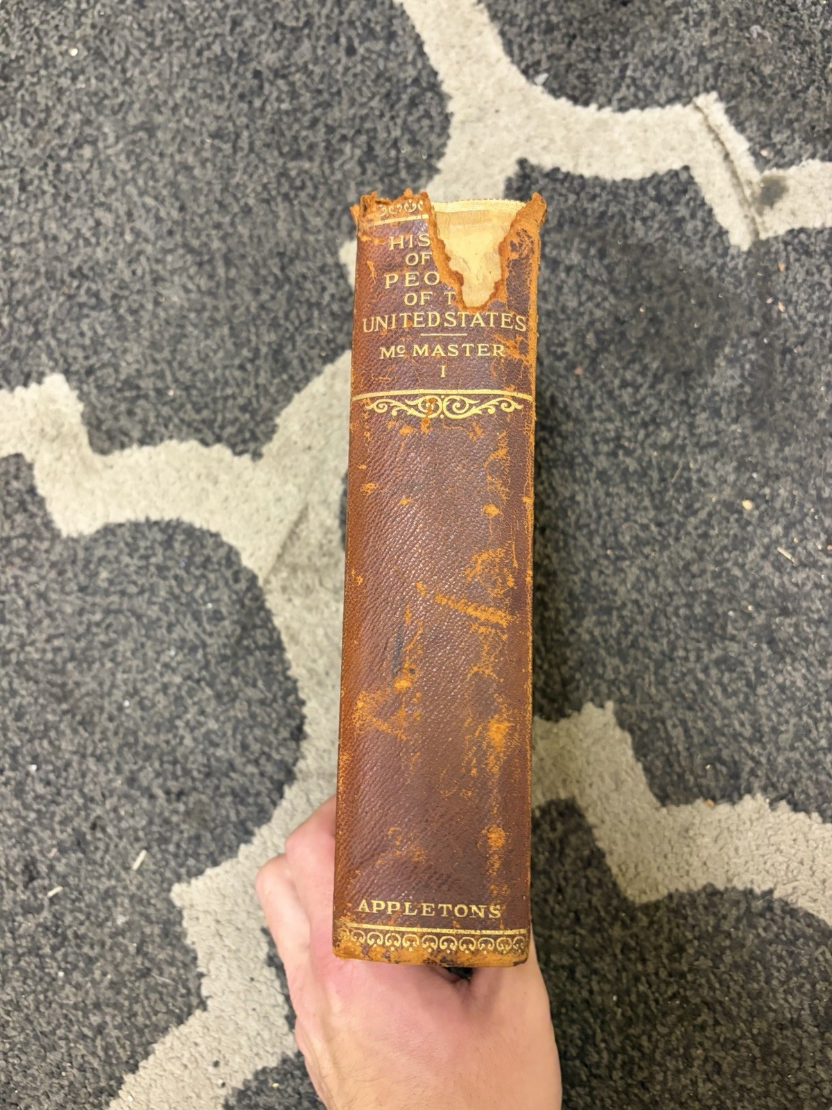 A History Of The United States Vol 1 1897 John Bach McMaster Appletons