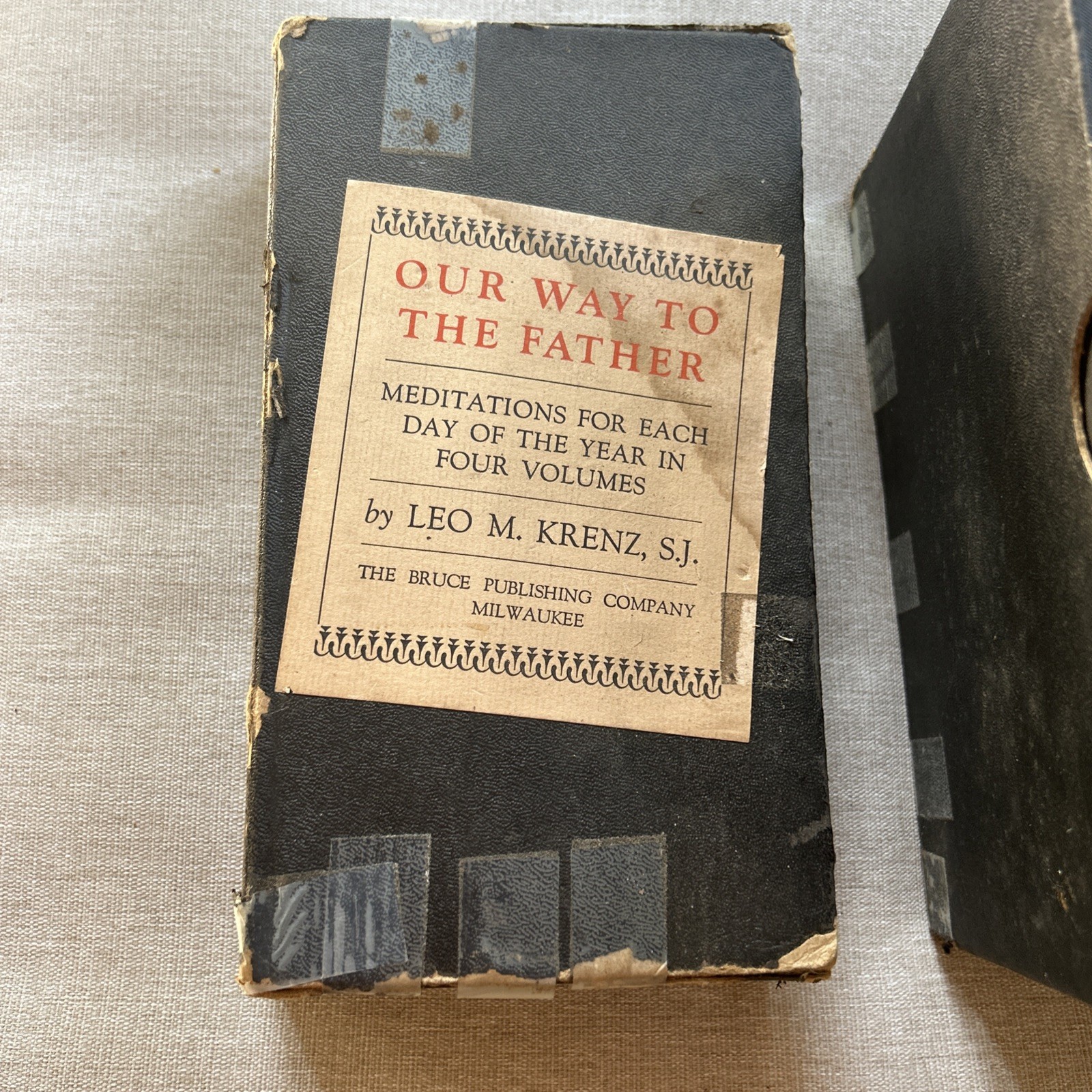 OUR WAY TO THE FATHER, Vol I-IV by Leo M. Krenz – 1952 – vintage Catholic