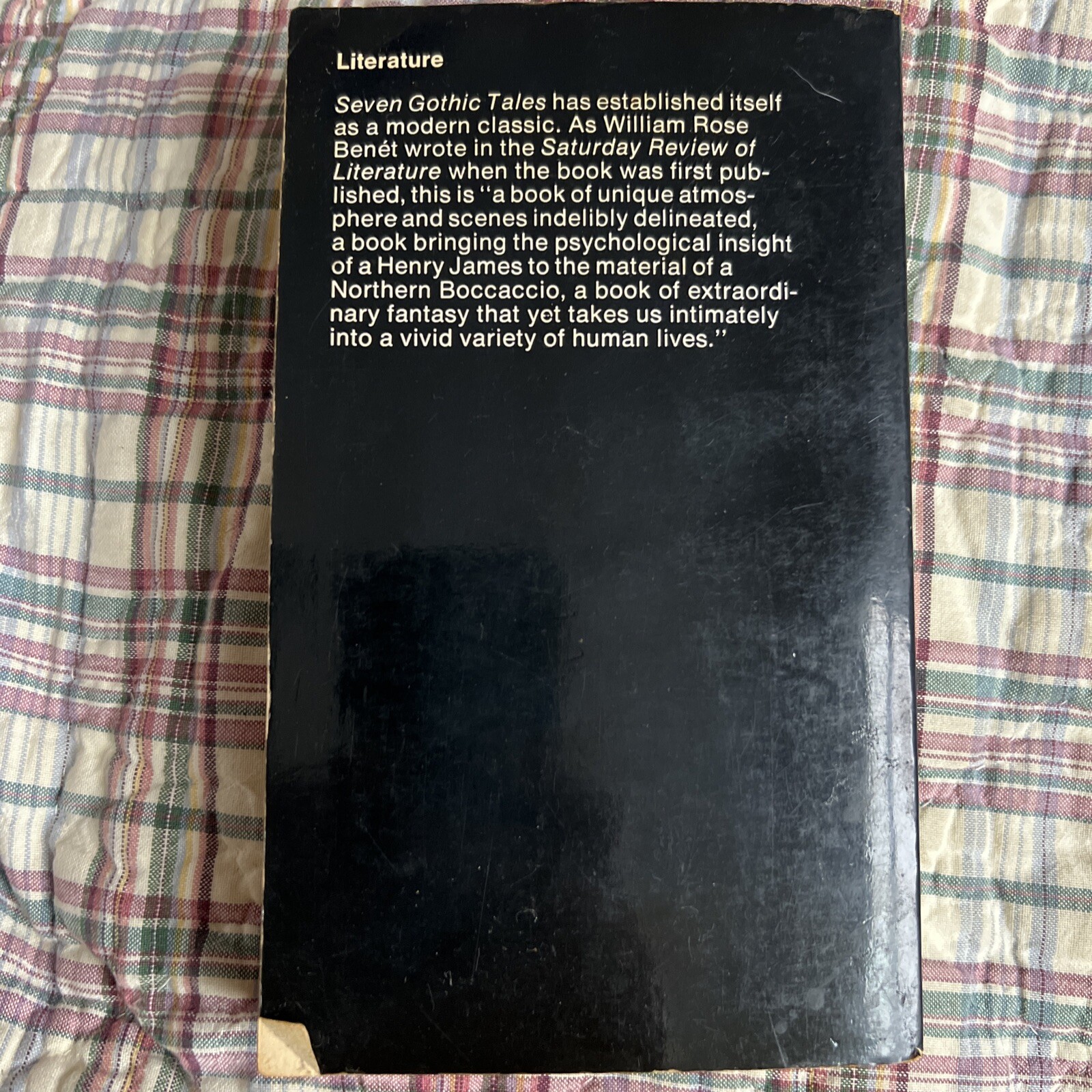 Seven Gothic Tales by Isak Dinesen 1961 paperback book