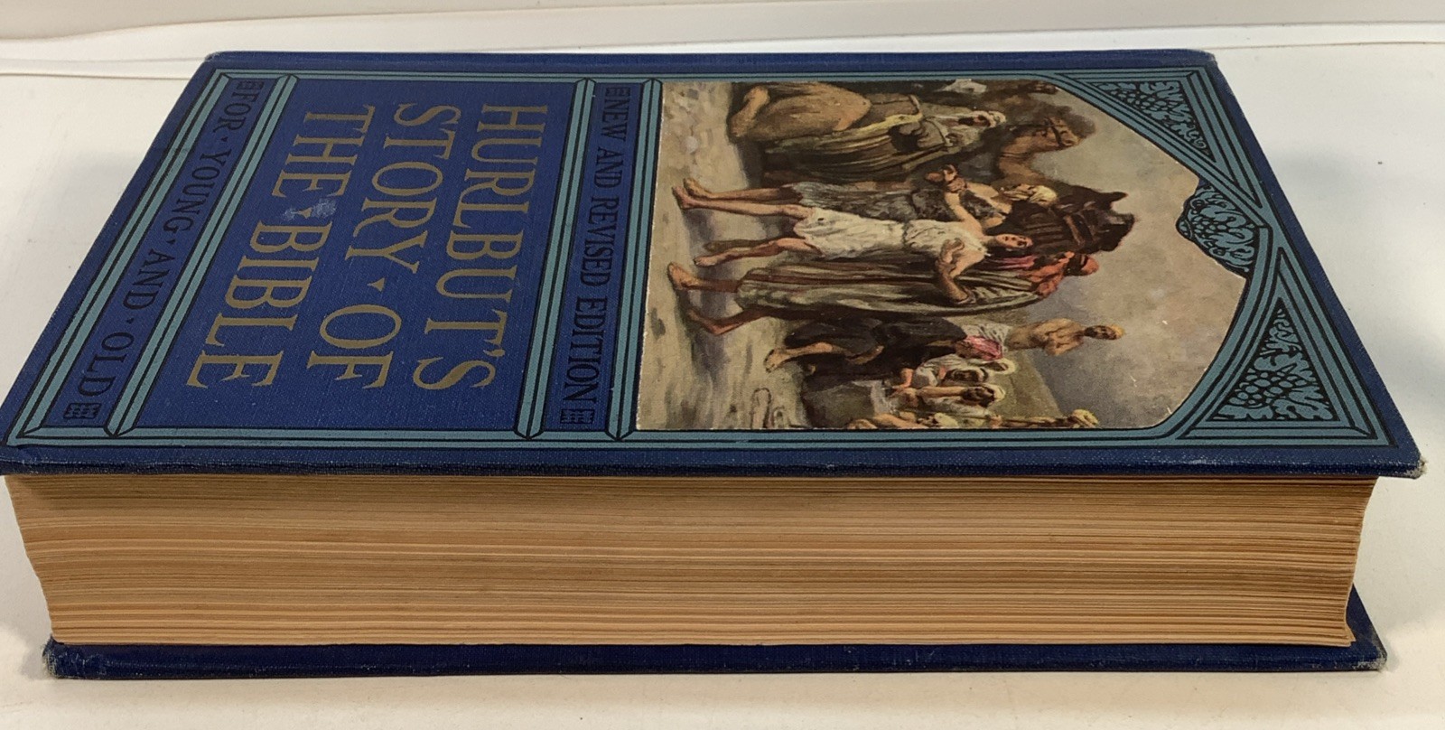 Hurlbut Story of the Bible 1932 Rev Ed 1948 Sunday School Award Inscribed