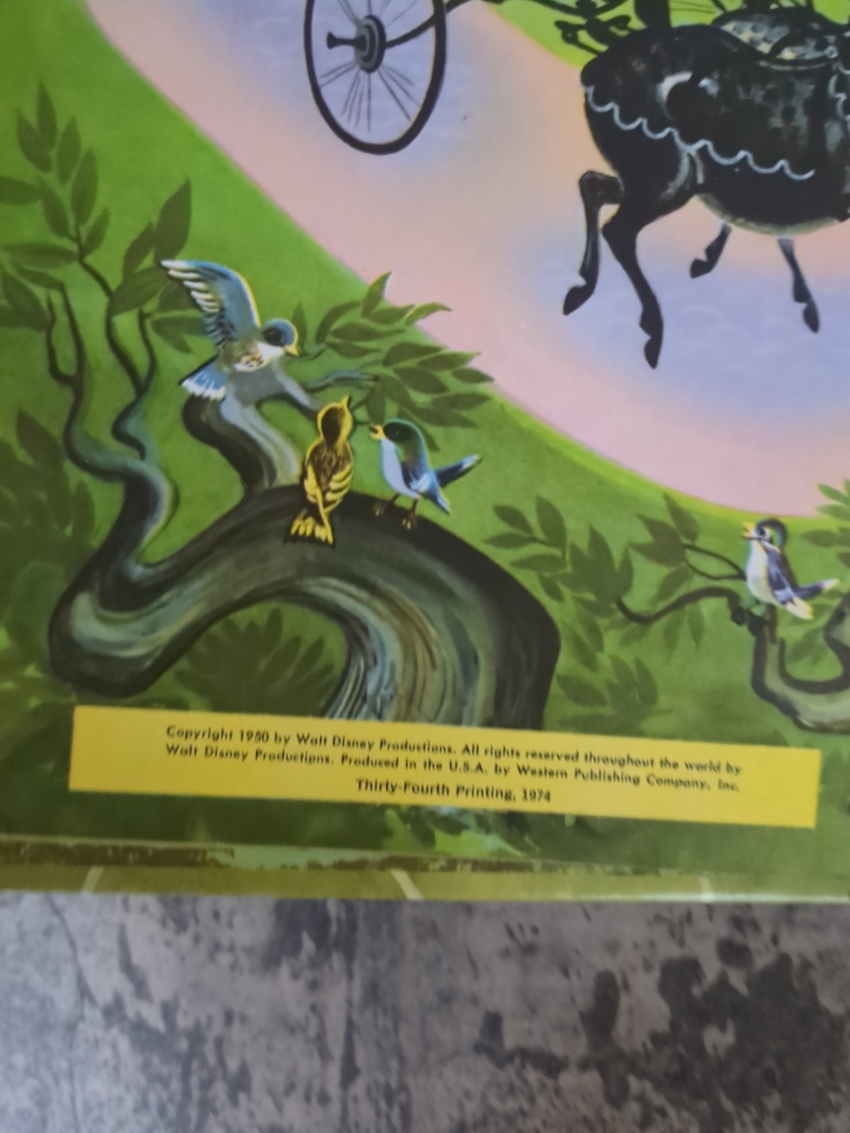 Walt Disney’s Cinderella Jane Werner 1974 – Golden Press – Illustrated
