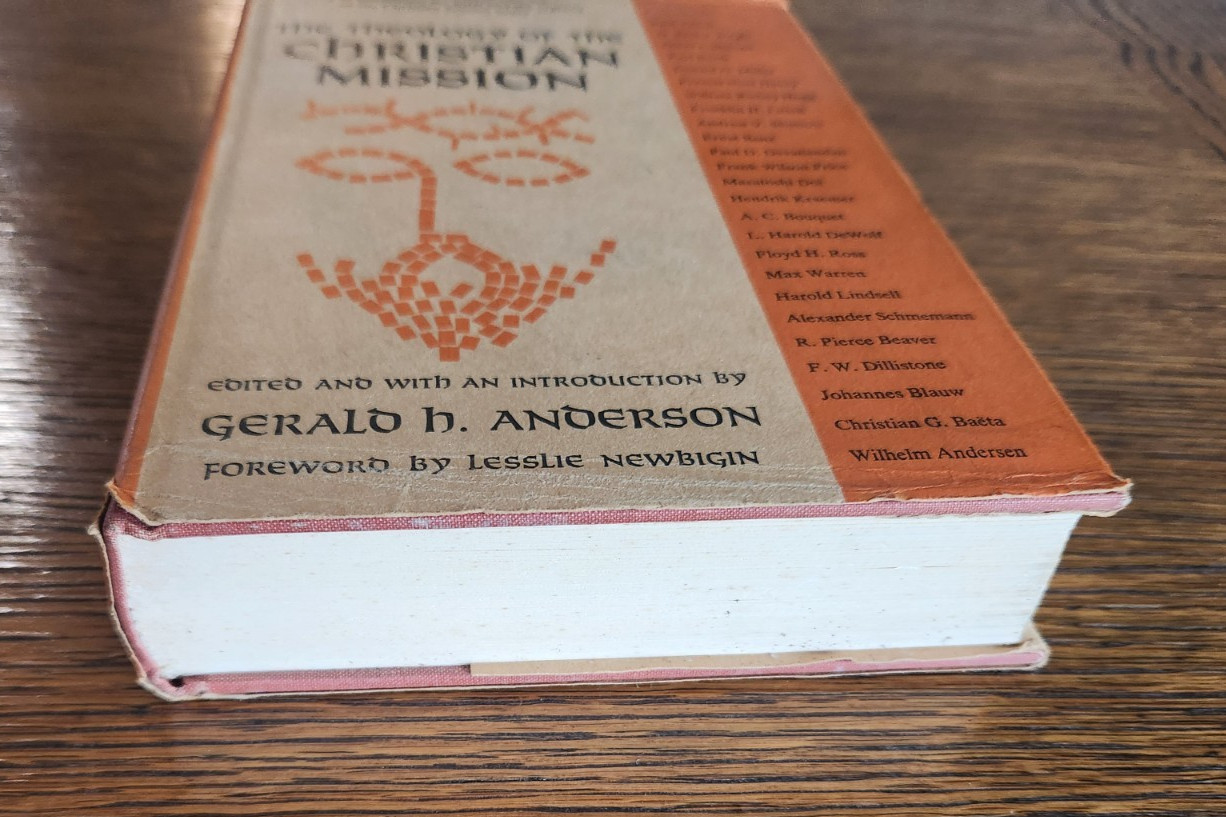 Theology of the Christian Mission by Gerald H. Anderson 1961 HC DJ McGraw-Hill