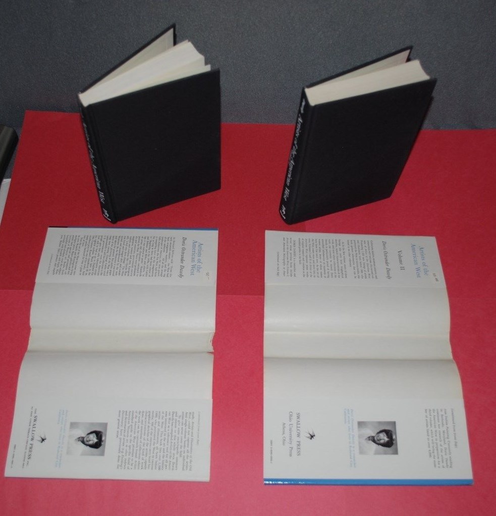ARTISTS OF THE AMERICIAN WEST A Biographical Dictionary Vol. 1 & 2 Doris Dawdy