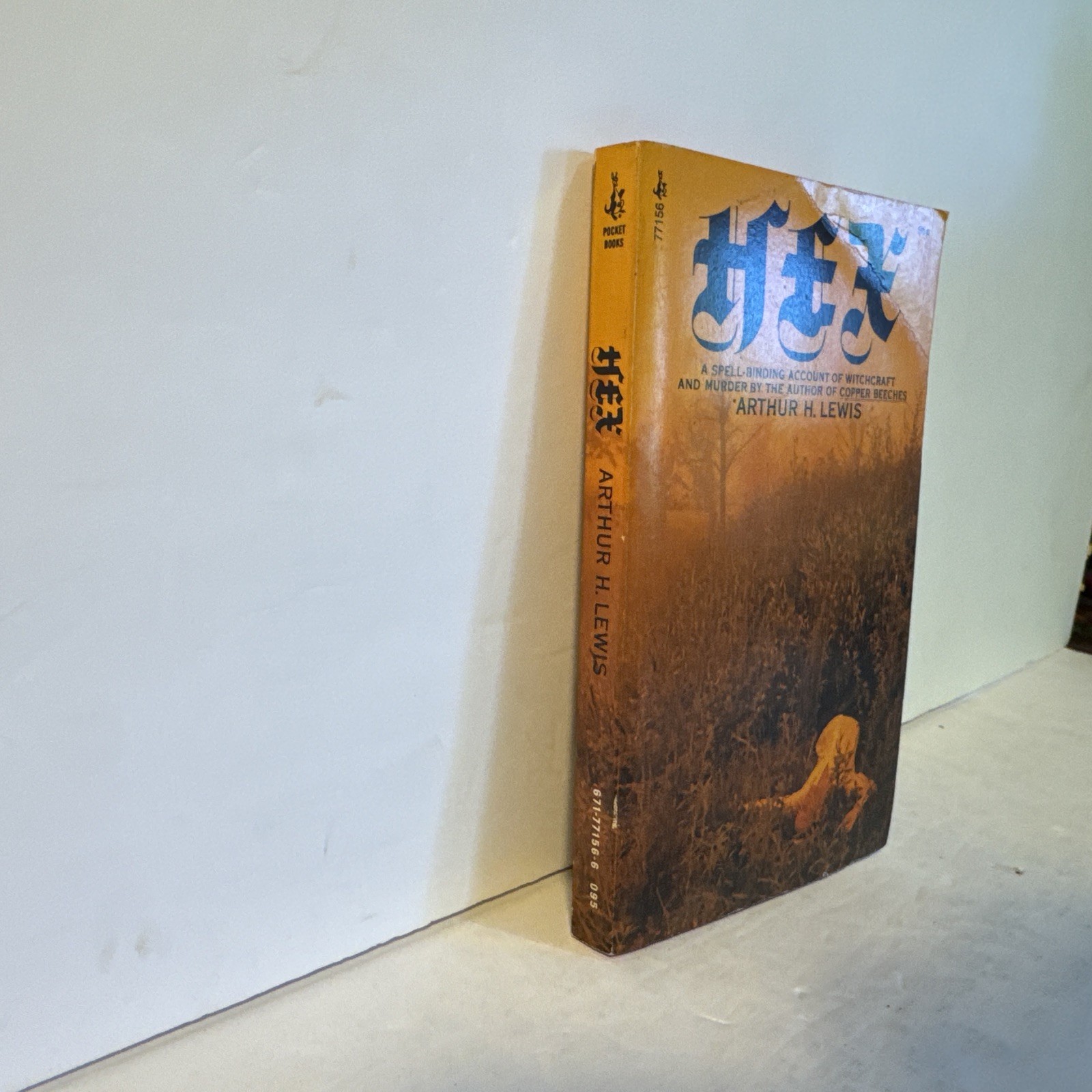 Vintage 1972 Hex Arthur H Lewis Pocket Books 77156 Witchcraft Murder 3rd Print