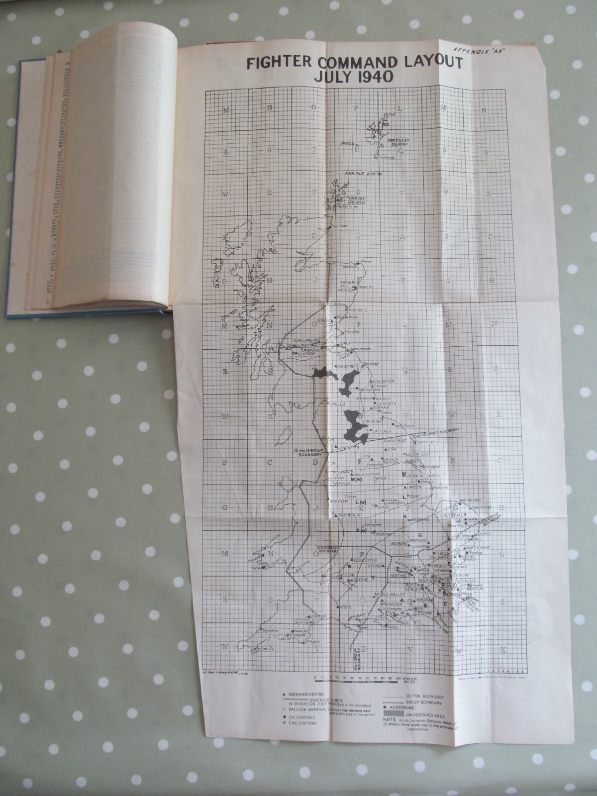 WWII ROYAL AIR FORCE COMMANDING IN CHIEF DESPATCHES 1939/45 BOUND HB WITH CHARTS