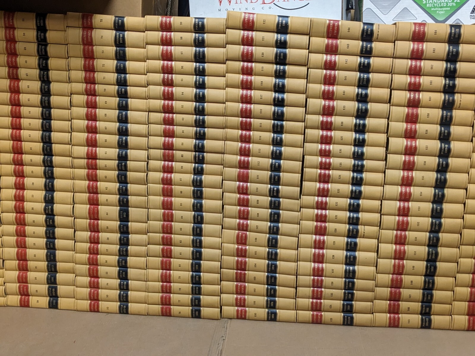 California Reports Vintage Law Books 1852-1934, SET OF 219 Volumes, LIKE NEW
