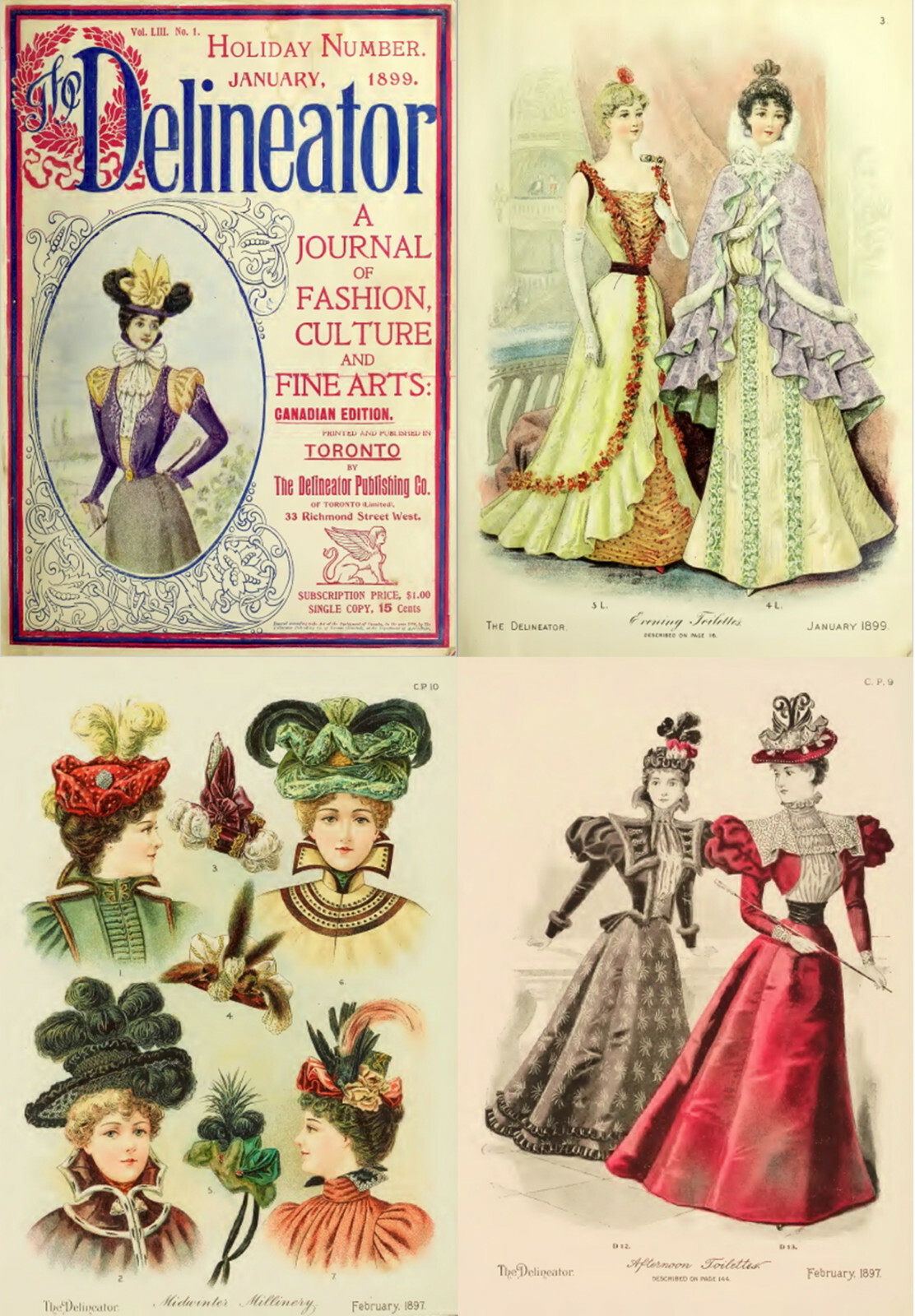 The Delineator – Journal of Fashion Culture & Fine Arts – 44 Old Volumes On DVD