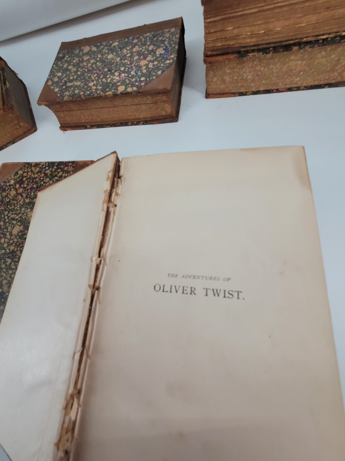 Antique Charles Dickens Works ~ 12 Volume Set ~ Late 1800s Books