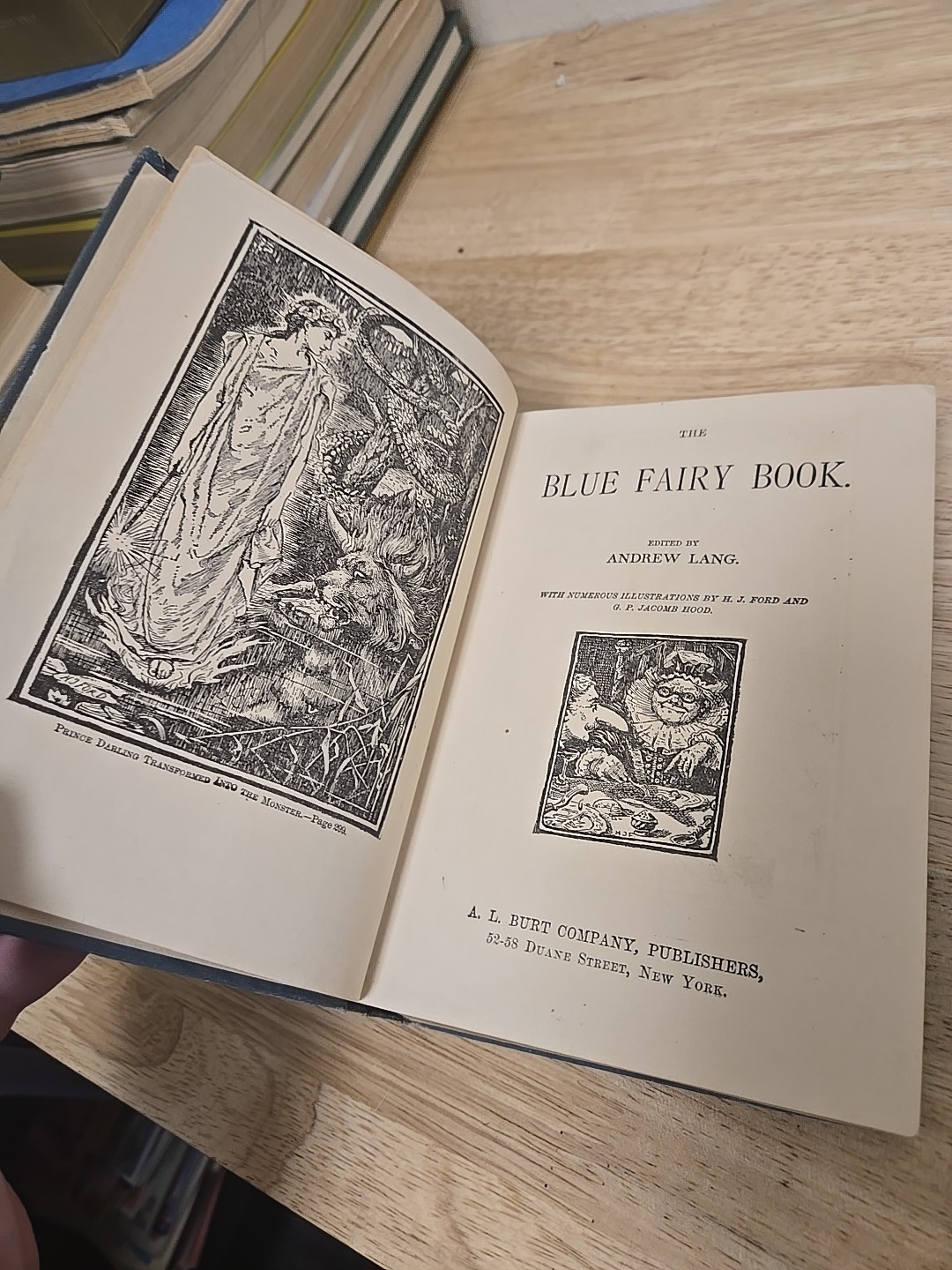 1926 Vintage Book: The Blue Fairy Book By Andrew Lang