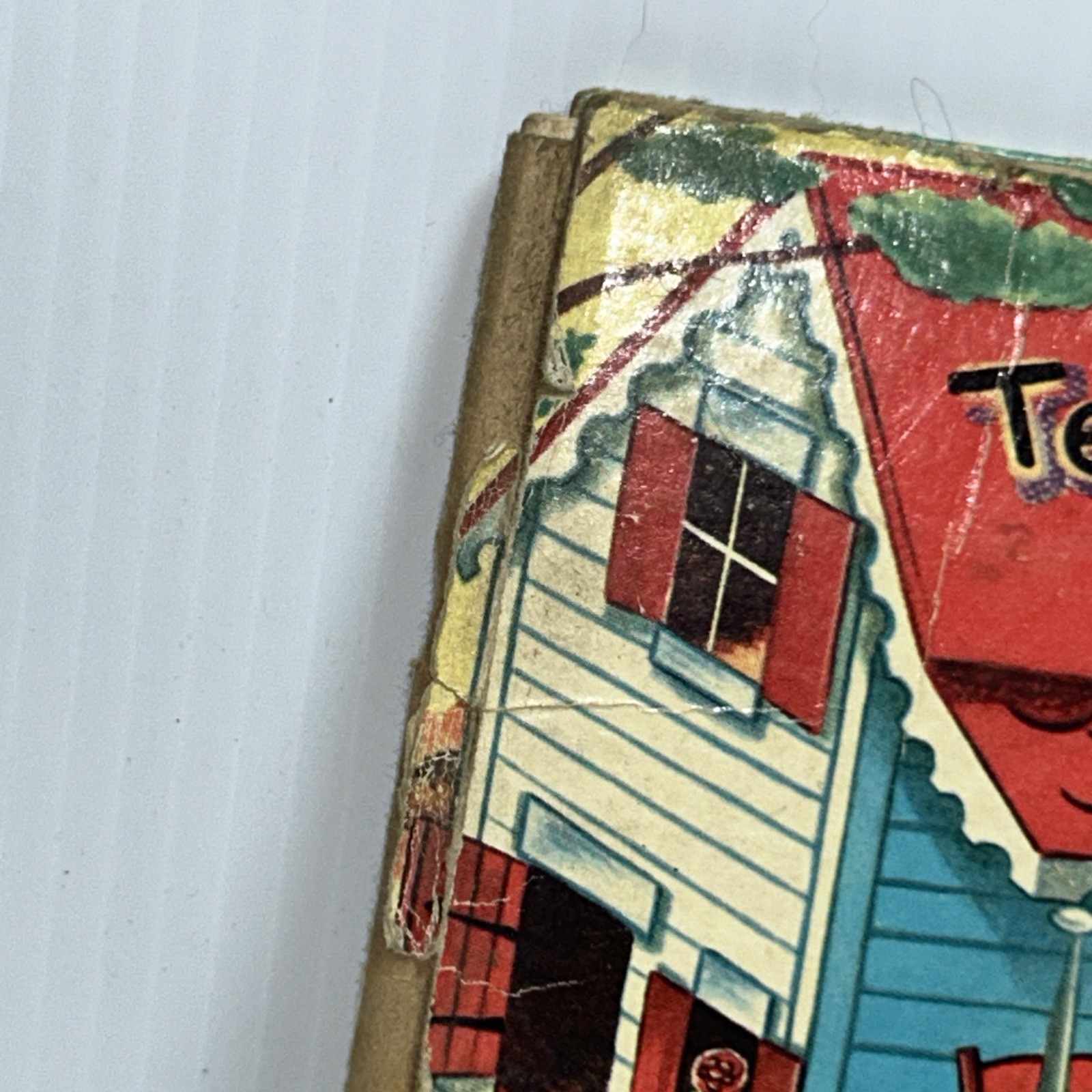 Vintage Tell-A-Tale Book, Whitman Publishing A Teeny-Tiny Tale 1955 See Pics!