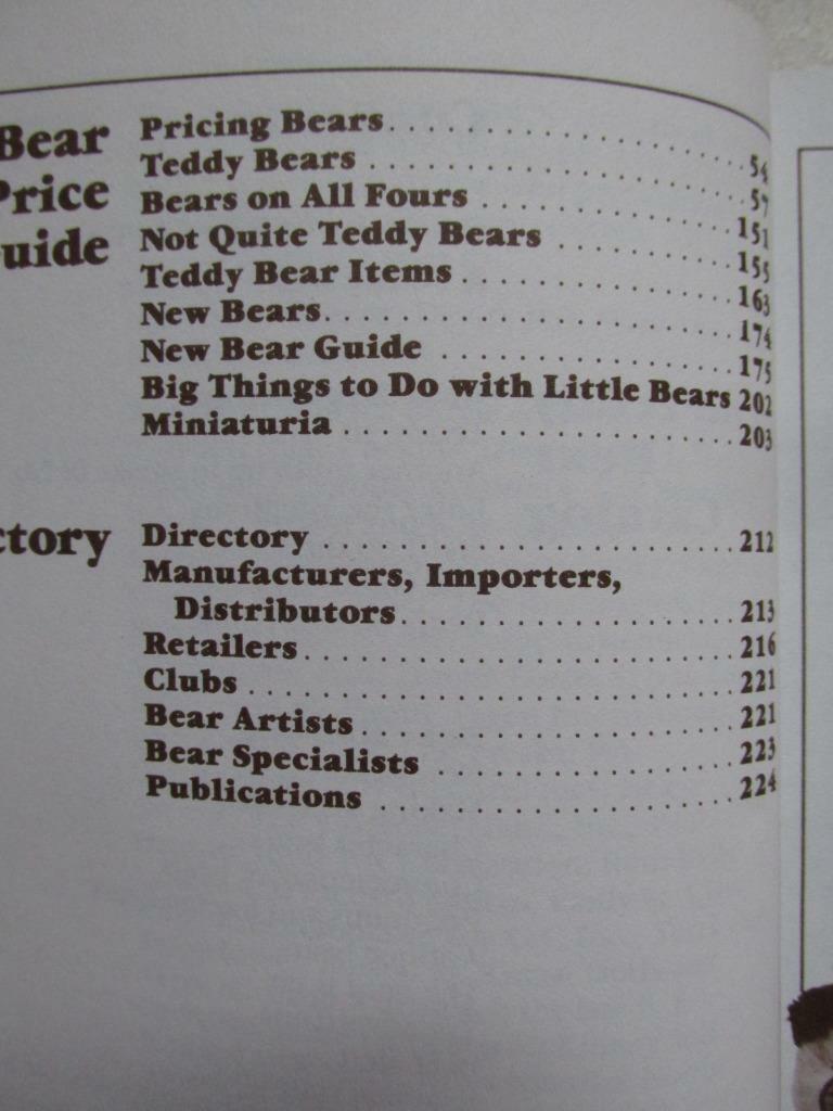Old Price Guide Book – “The Teddy Bear Catalog” – 1984 Peggy Bialosky – EXC Cond