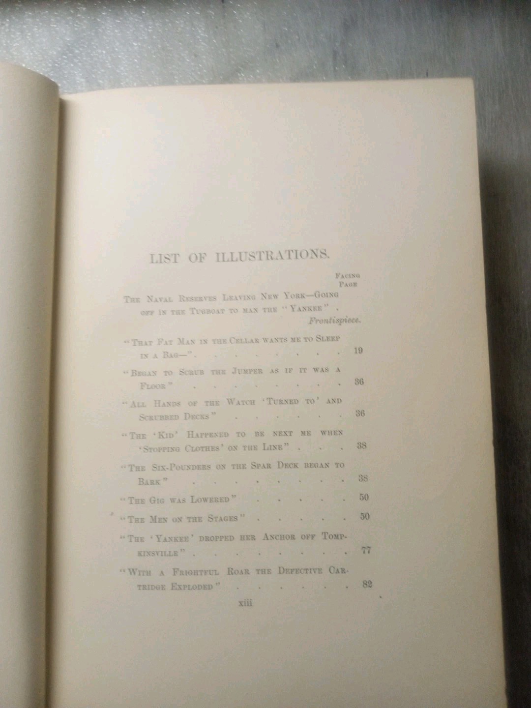 A Gunner Aboard the Yankee. Ilustrated, 1898, 1st Ed. Very Good-