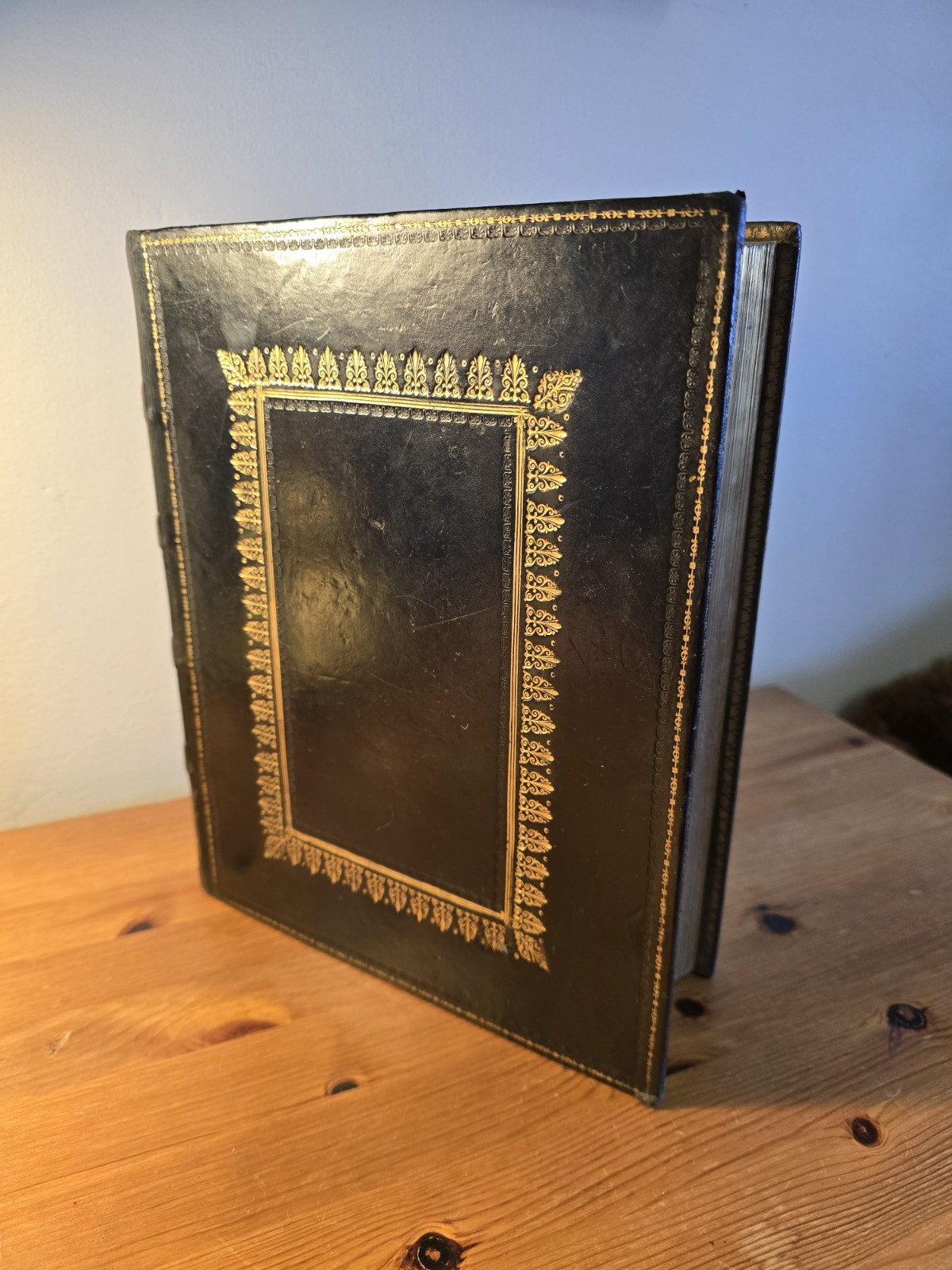 1851 Religious Book. Fine Elaborate Binding.
