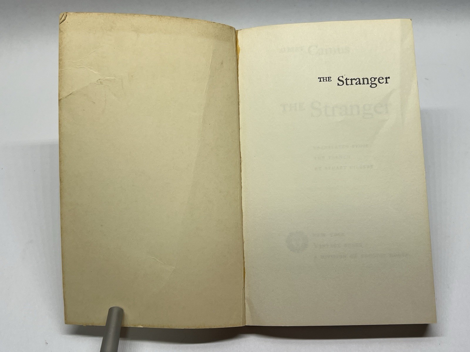 The Stranger by Albert Camus / PB 1961