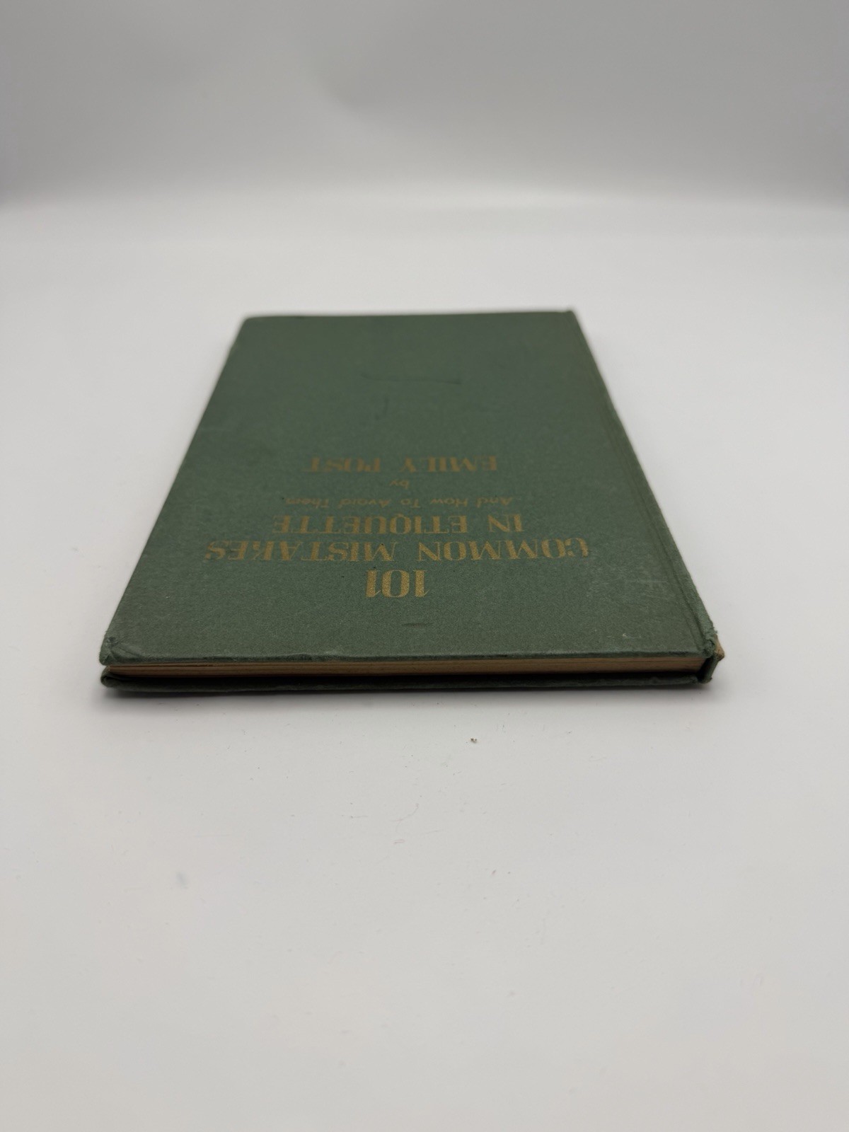 1939 Emily Post 101 Common Mistakes In Etiquette Hardcover A D Steinbach Book