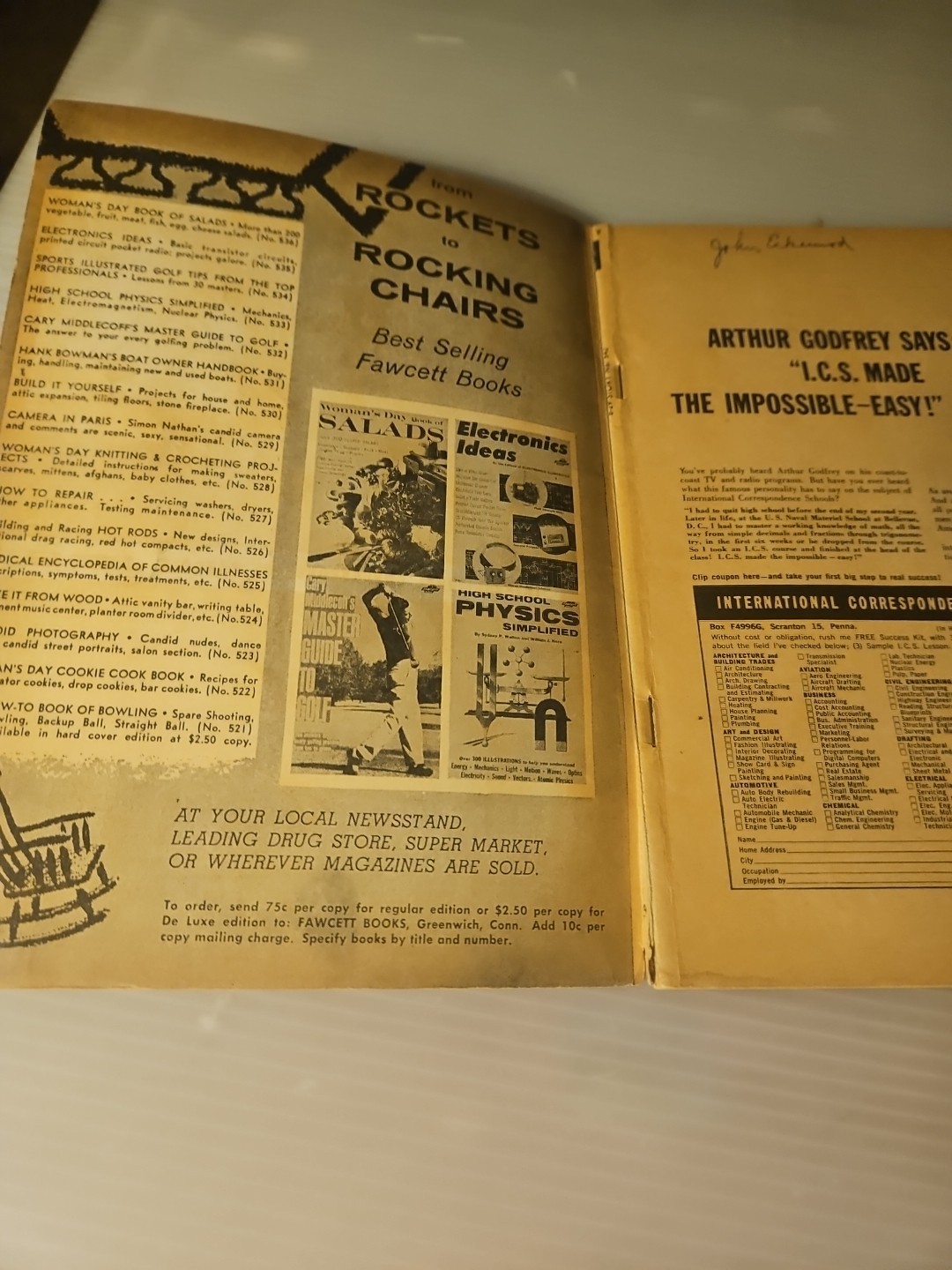 Vintage 1963 “Fawcett B-29 Story” The Plane That Won The War by Maj. Gene Gurney
