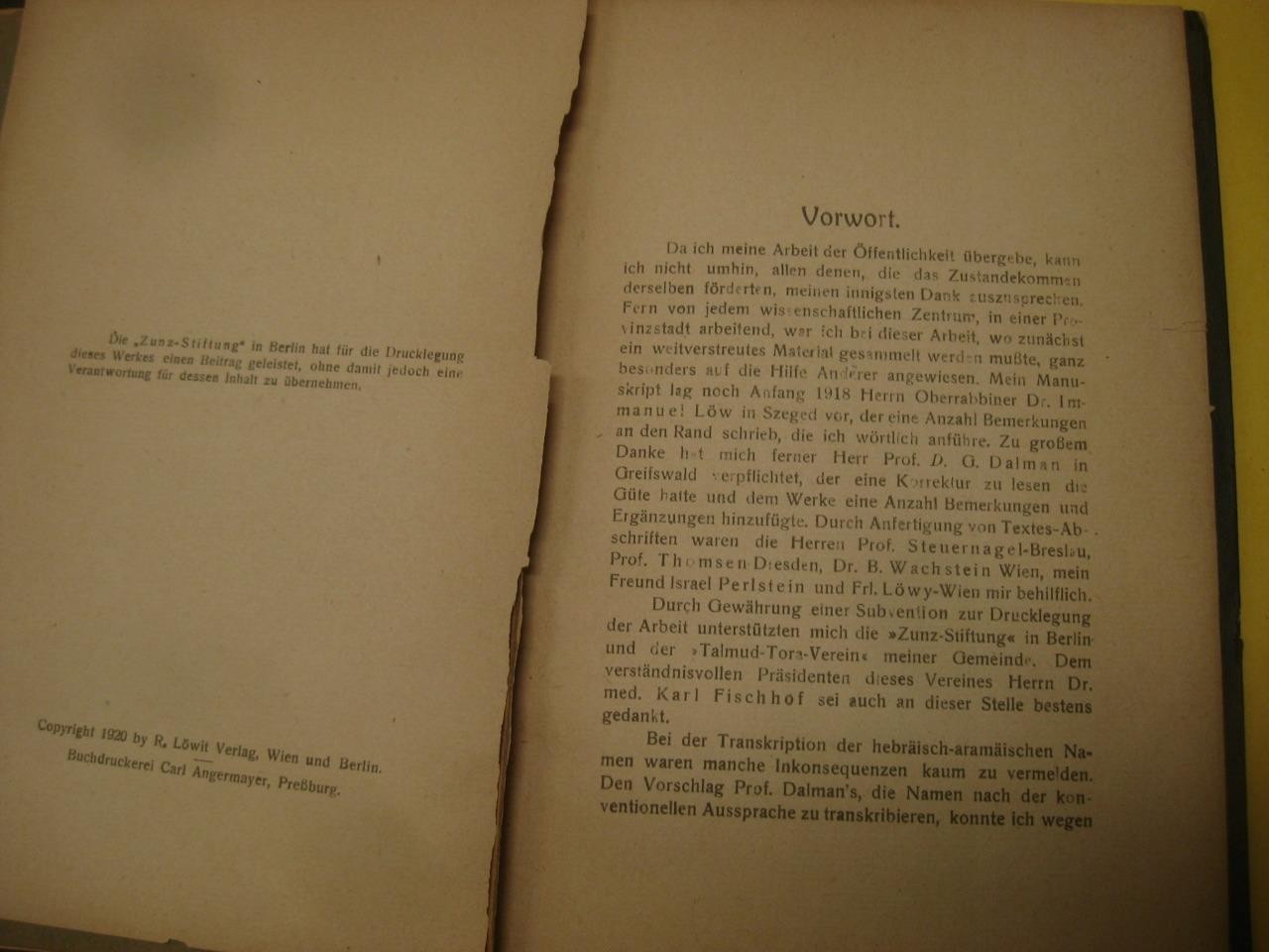 1920 first ed of Jüdisch-palästinisches Corpus Inscriptionum JEWISH ARCHAEOLOGY