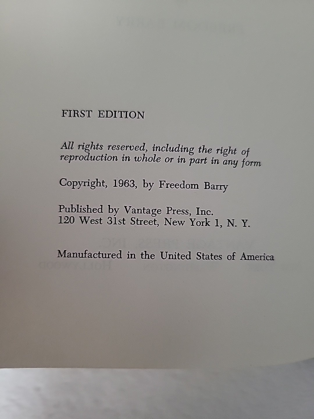I Do Spiritual Awakening Through Individual Endeavor By Freedom Barry 1963 Book