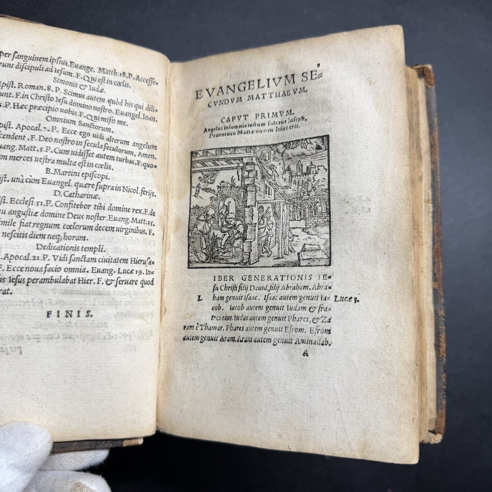 1567 ✝️ Erasmus Novi Testamenti, Latin NT, 100+ Woodcuts, Rihel