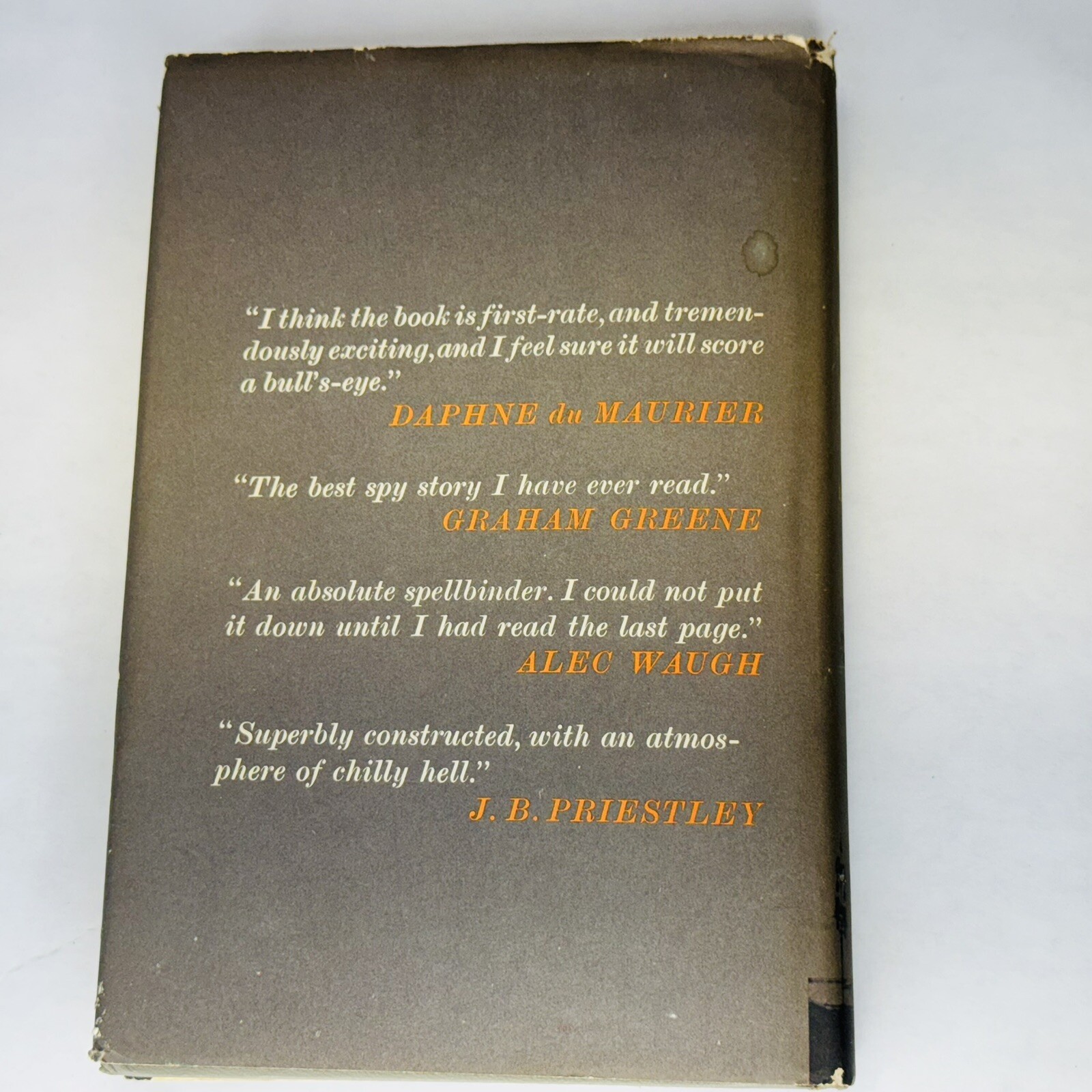 The Spy Who Came In From The Cold, John Le Carre 1963 1st Book Club Edition HC
