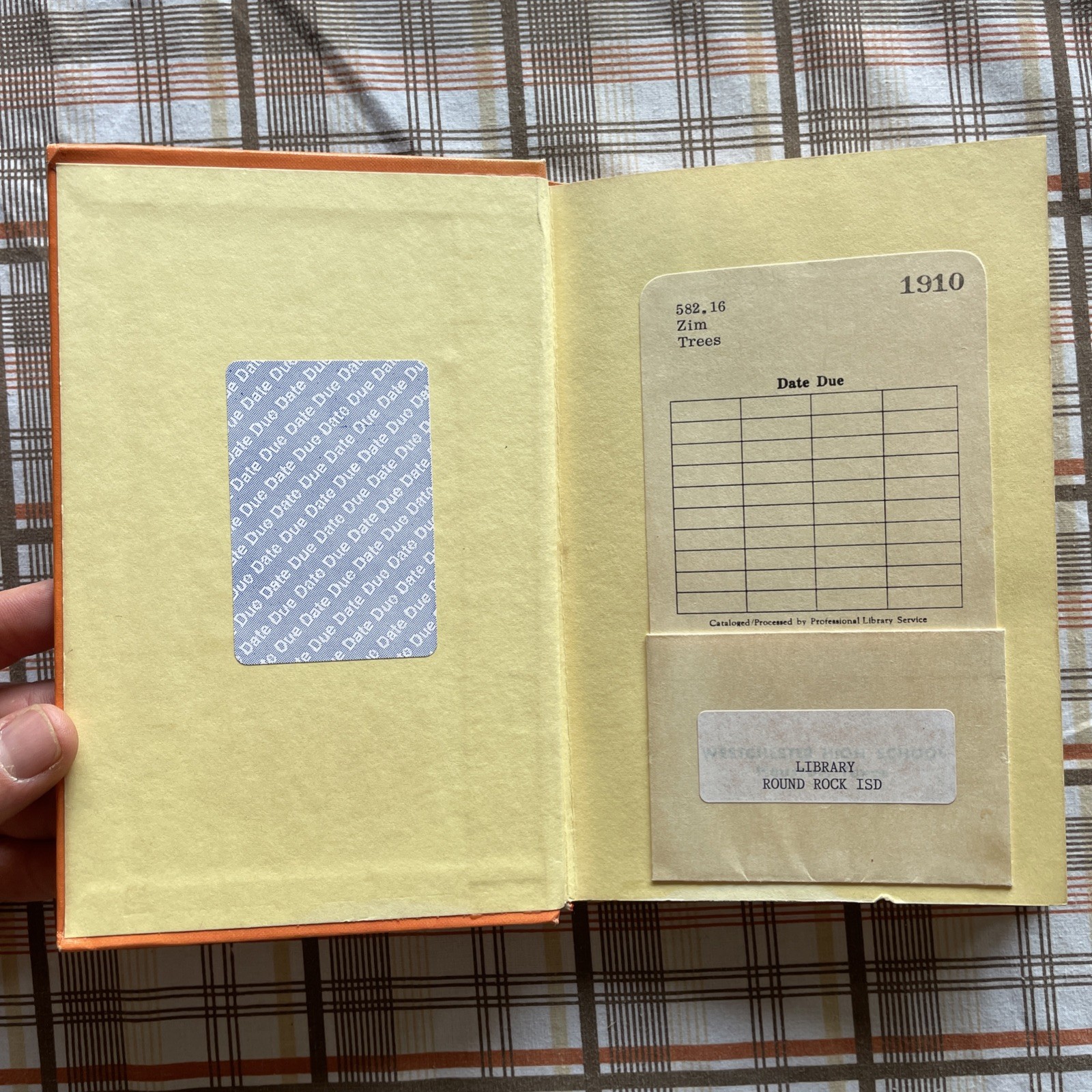 Trees: A Golden Nature Guide to Familiar American Trees (1956 Vintage Ex-Lib HC)